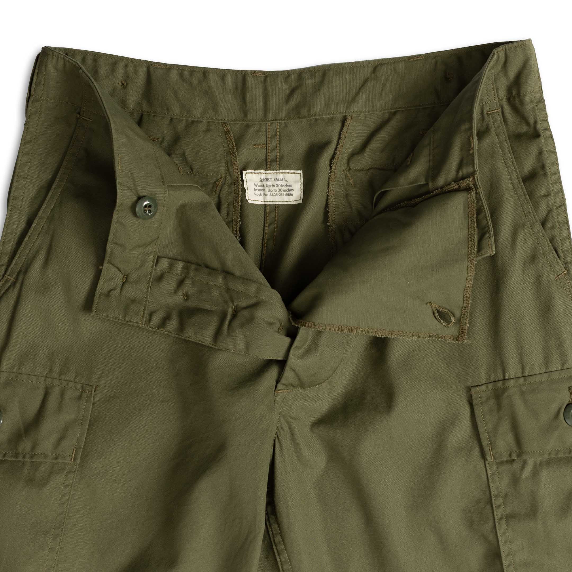 Buzz Rickson's Combat Tropical Shorts Olive - Image 4