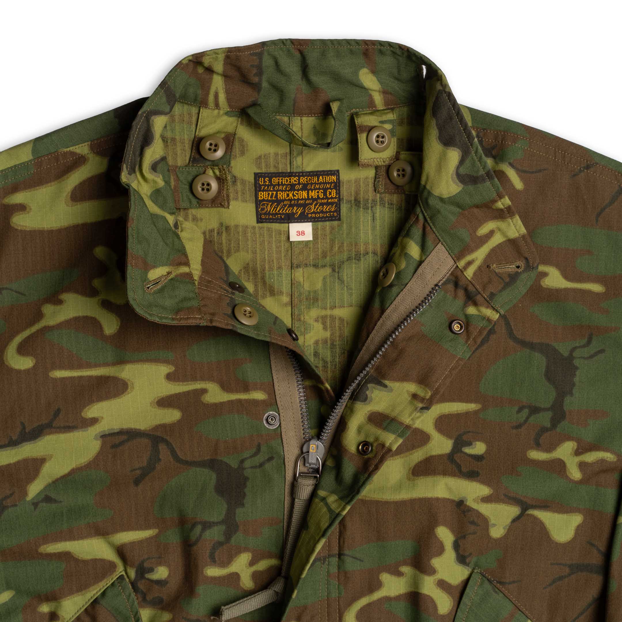 Buzz Rickson's Extreme Cold Weather M-65 ERDL Camouflage Parka - Image 5