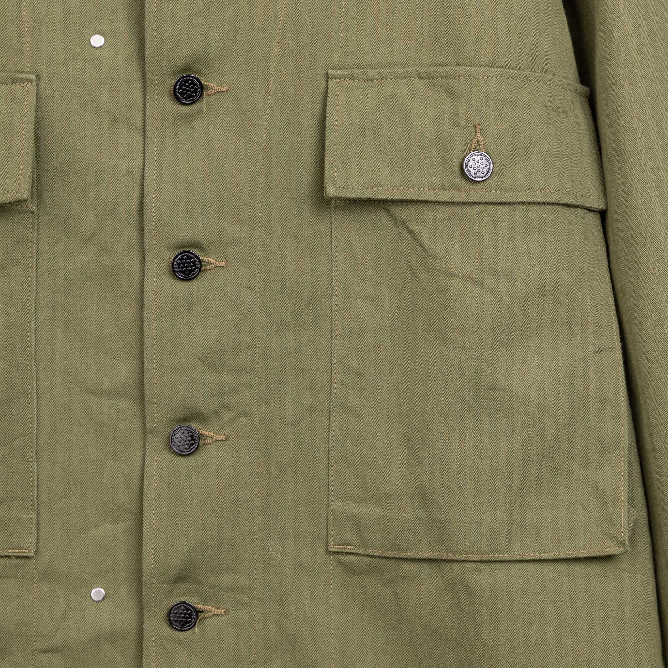 Buzz Rickson's Jackets, Herringone Twill Special Olive - Image 3