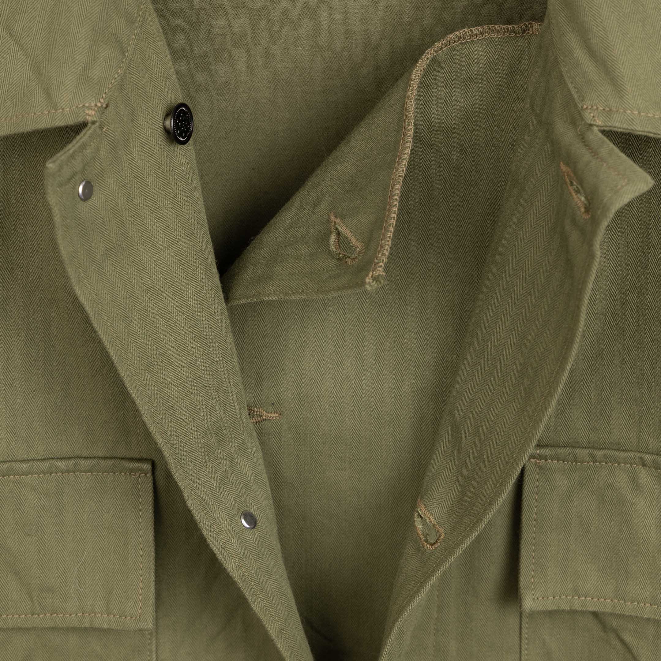 Buzz Rickson's Jackets, Herringone Twill Special Olive - Image 4
