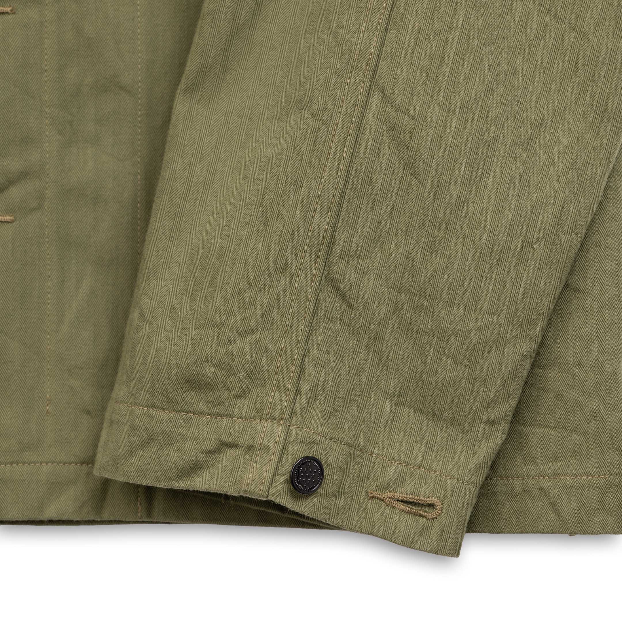 Buzz Rickson's Jackets, Herringone Twill Special Olive - Image 6