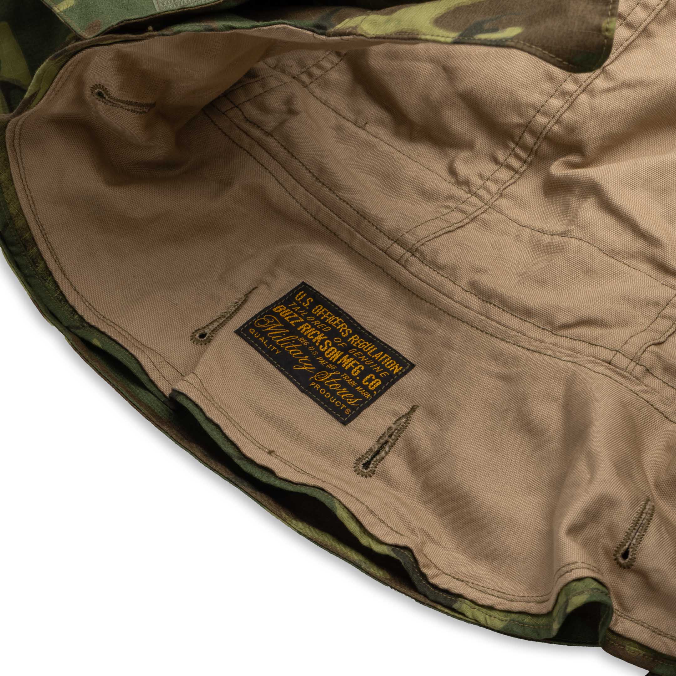 Buzz Rickson's M-65 Type Hood, ERDL Camouflage - Image 4