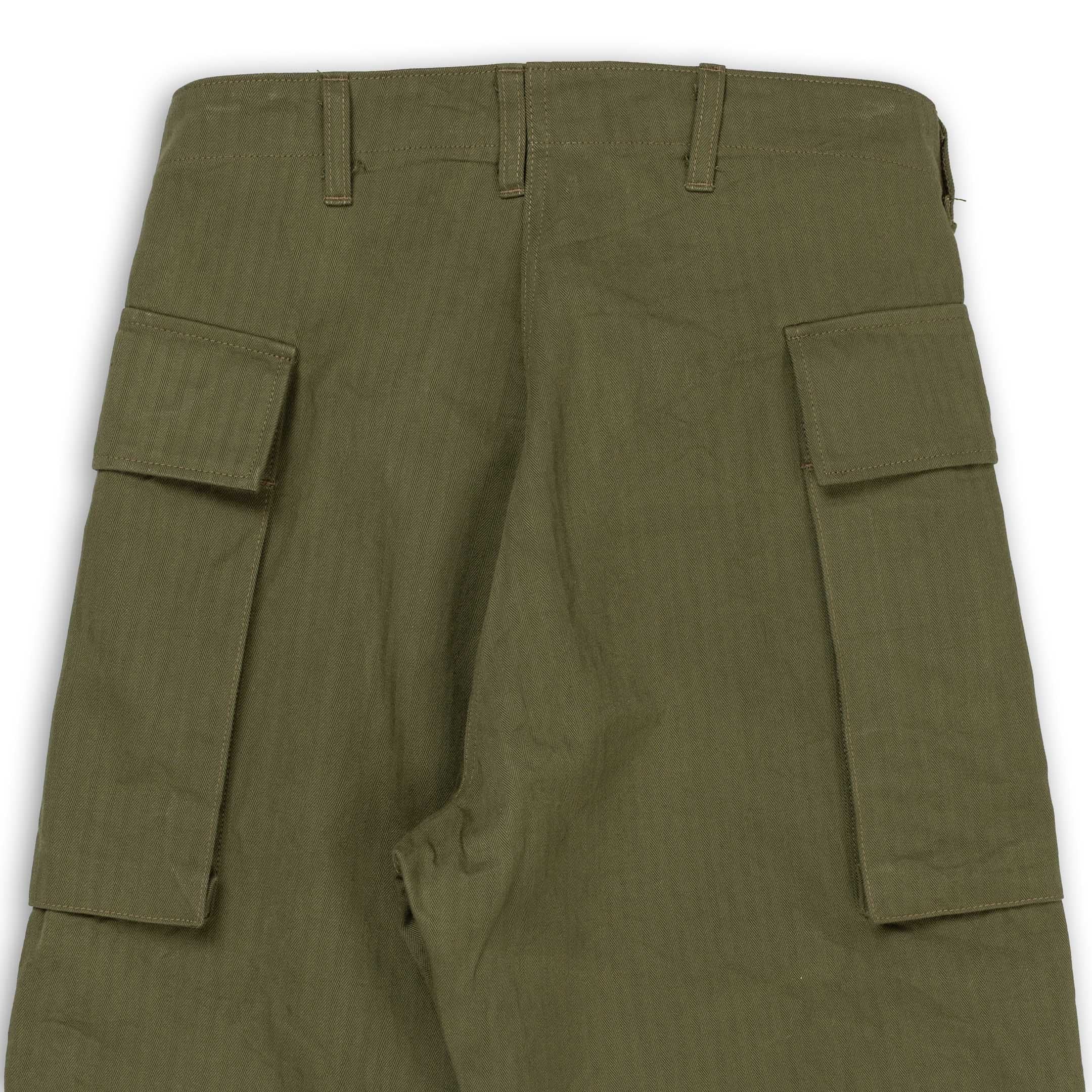 Buzz Rickson's Trousers, Herringbone Twill Special Olive - Image 4