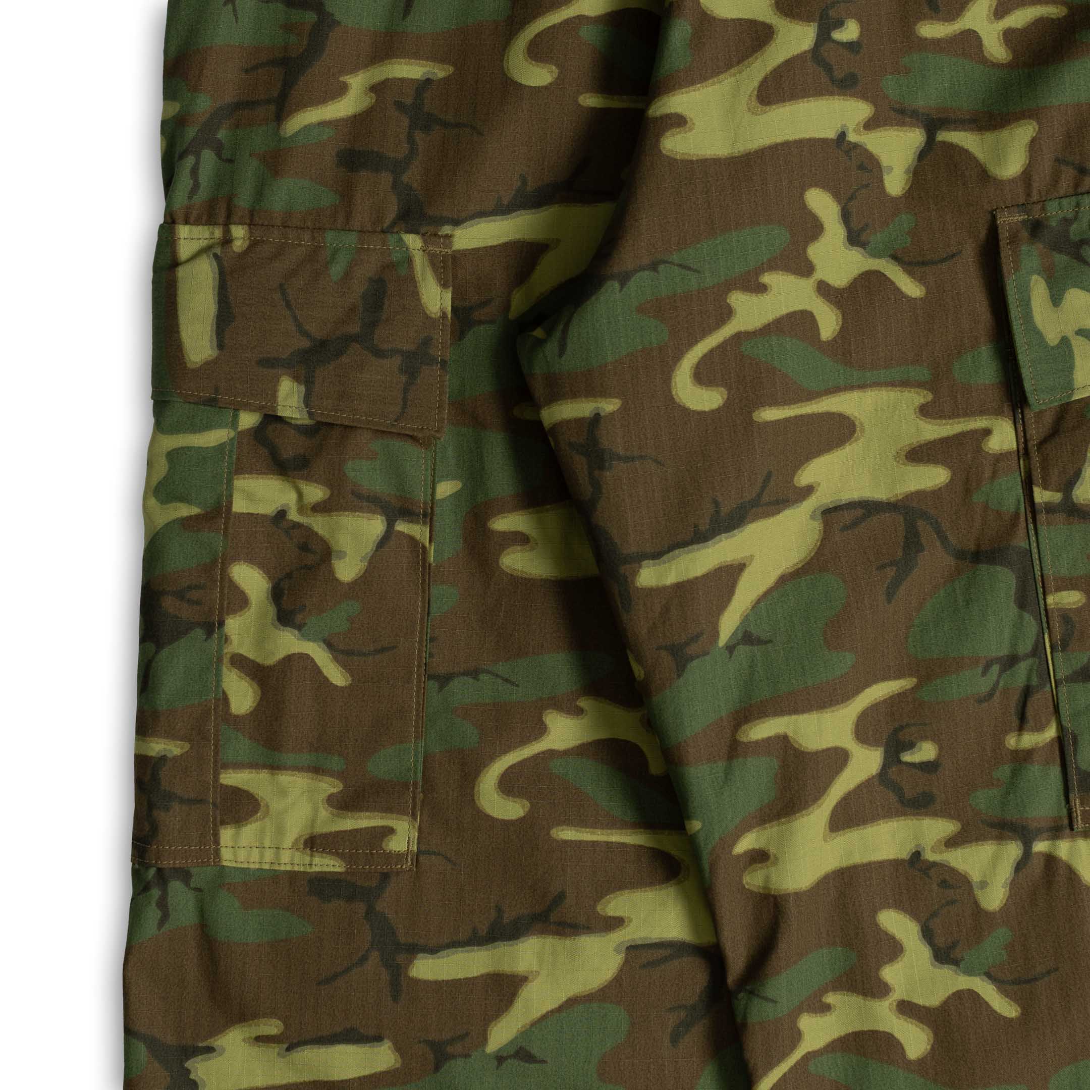 Buzz Rickson's Trousers, Man's, Camouflage, Cotton, Wind, Resistant, Poplin, Class 2 - Image 4