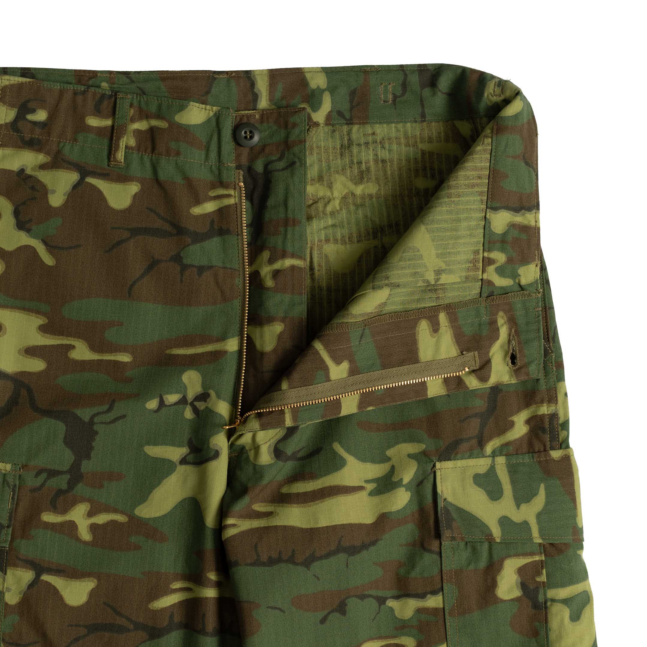 Buzz Rickson's Trousers, Man's, Camouflage, Cotton, Wind, Resistant, Poplin, Class 2 - Image 6