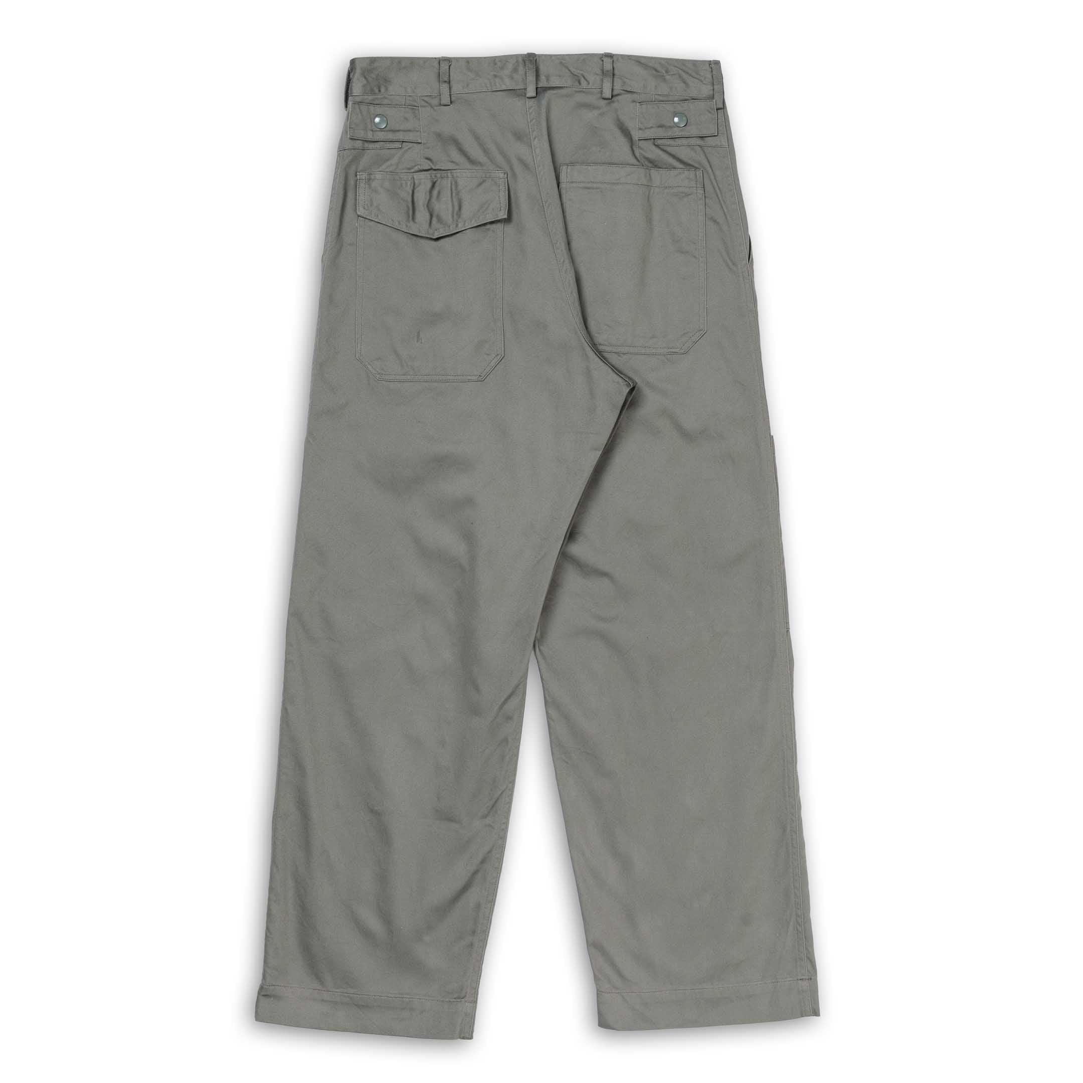 Buzz Rickson's Trousers, Utility, Cotton Sage Green - Image 2