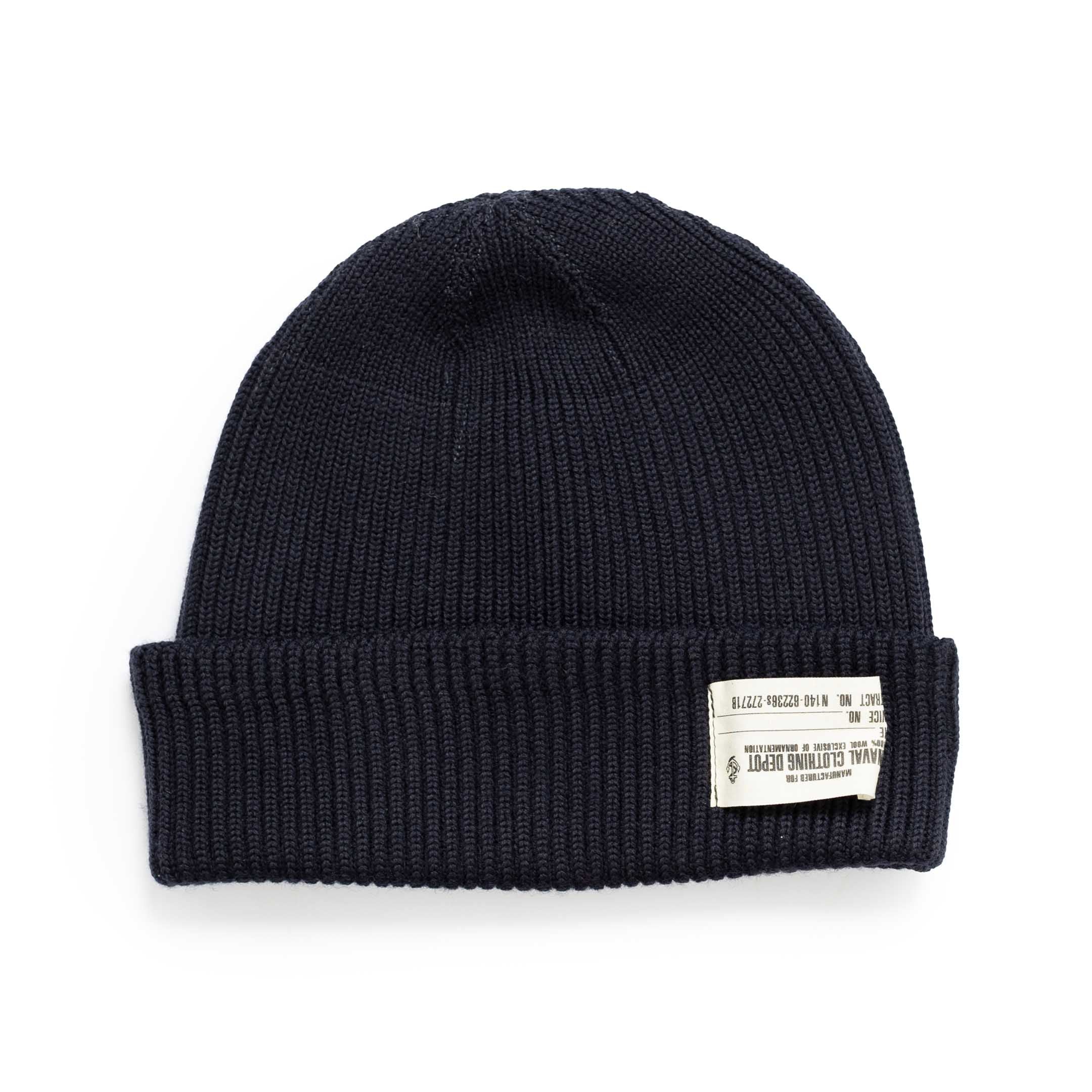 Buzz Rickson's USN Watch Cap Navy - Image 3