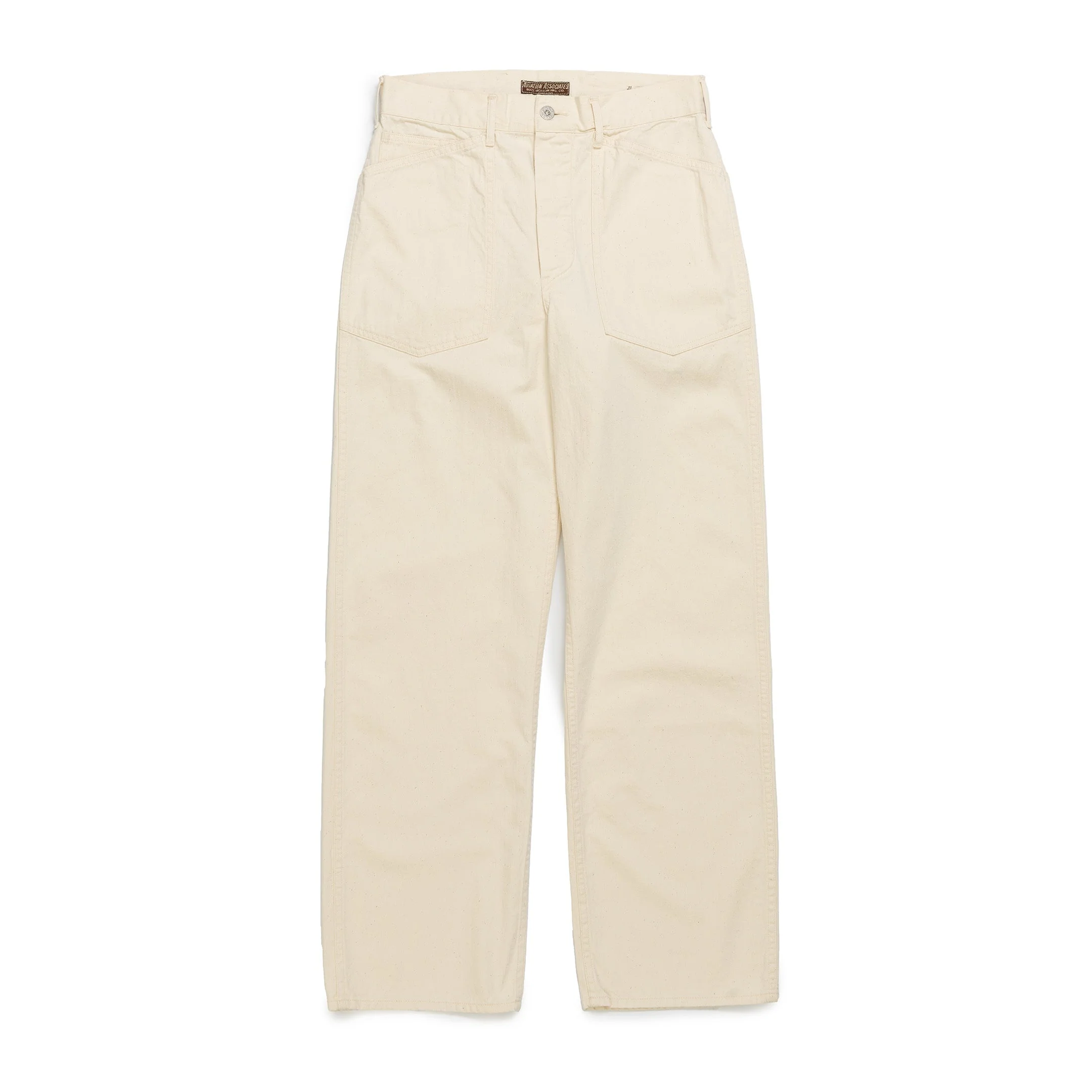 Buzz Rickson's Working Trousers White Twill