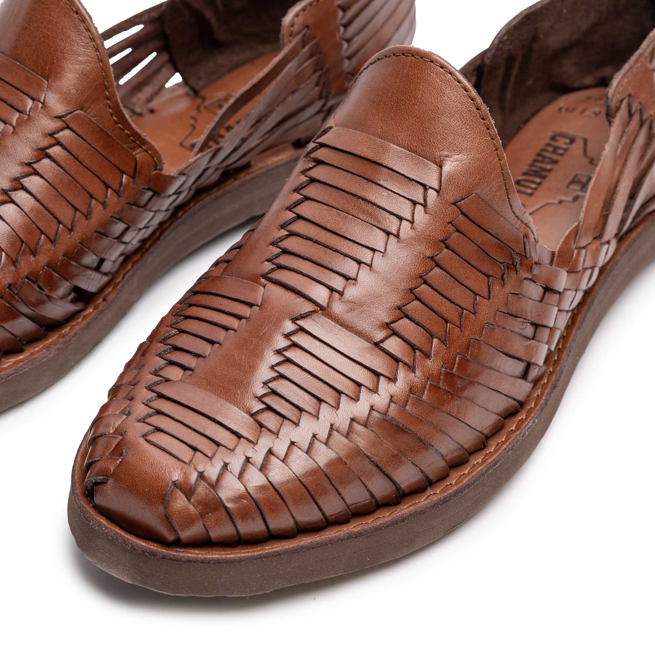 Chamula Cancun Sandal Brown 2 - Image 3
