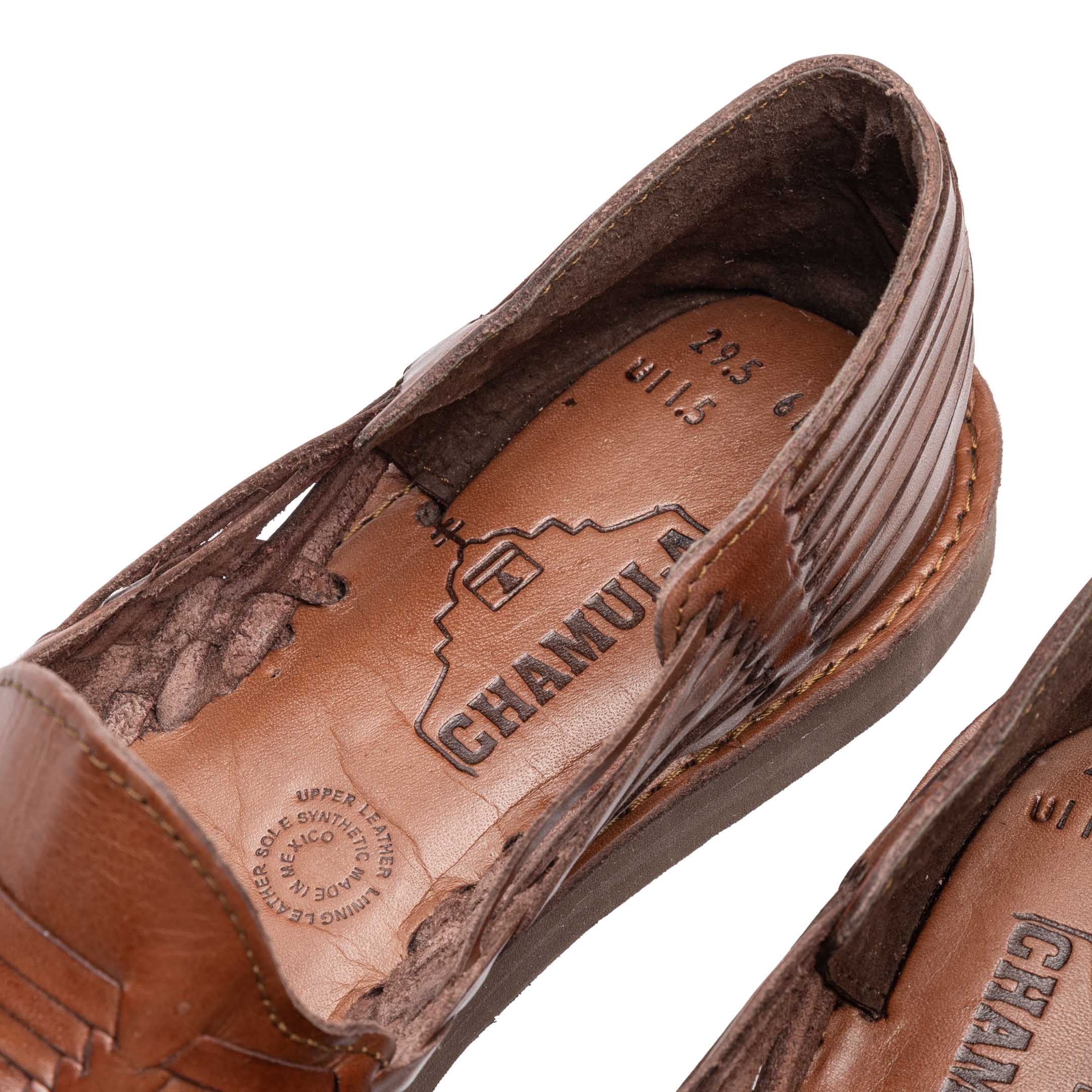 Chamula Cancun Sandal Brown 2 - Image 4
