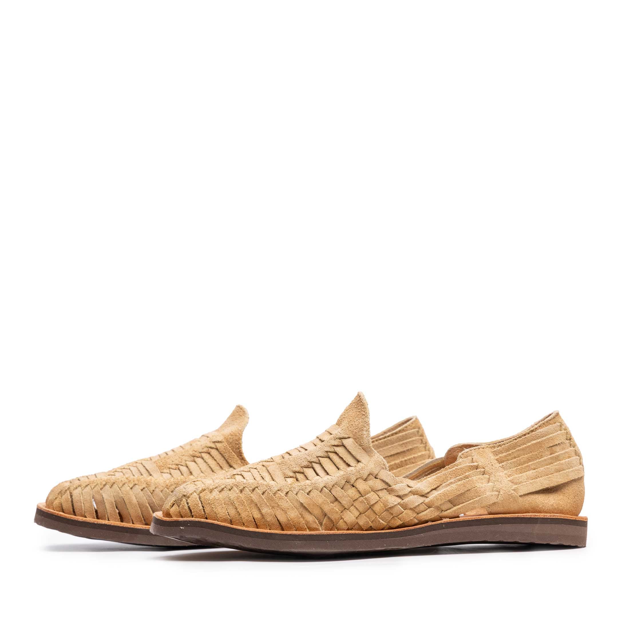 Chamula Cancun Sandal Khaki Suede - Image 4