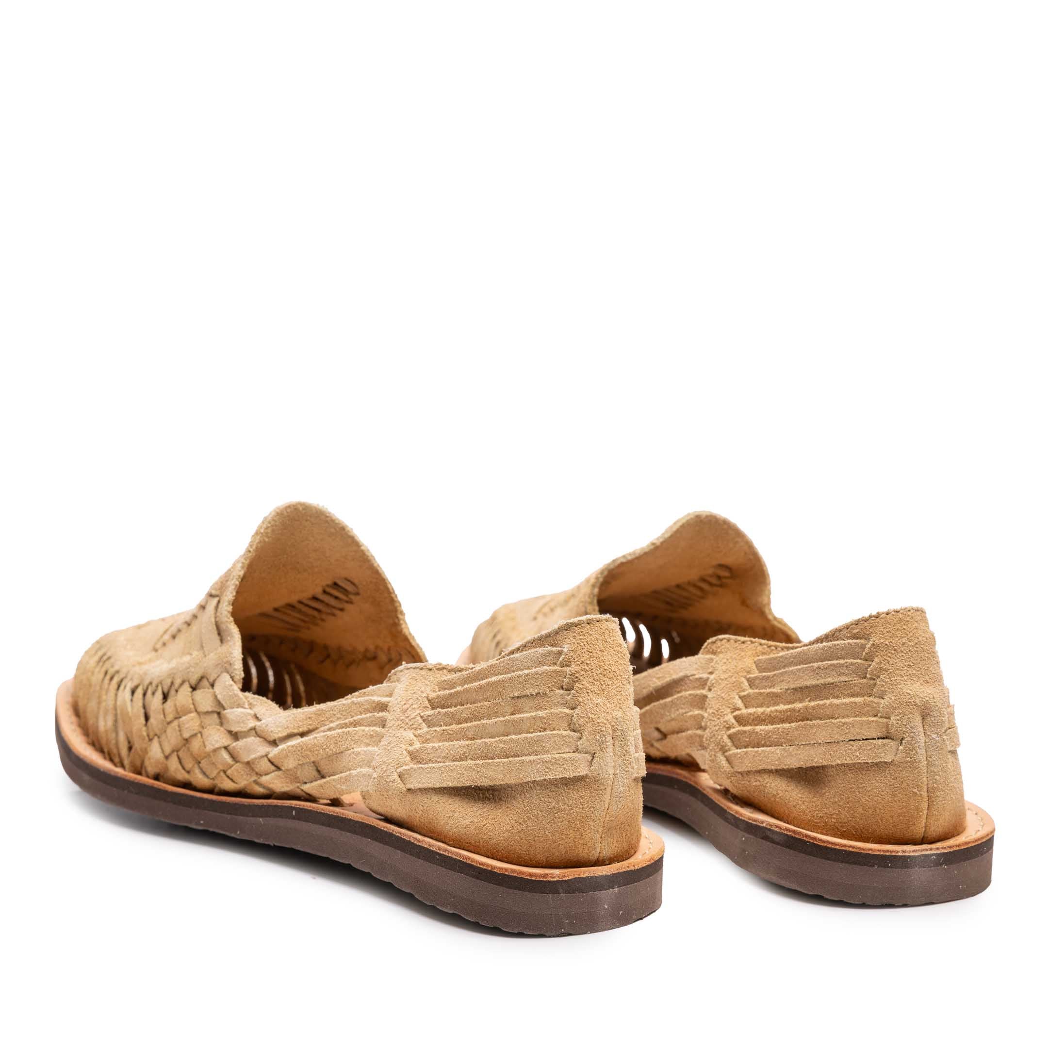 Chamula Cancun Sandal Khaki Suede - Image 5