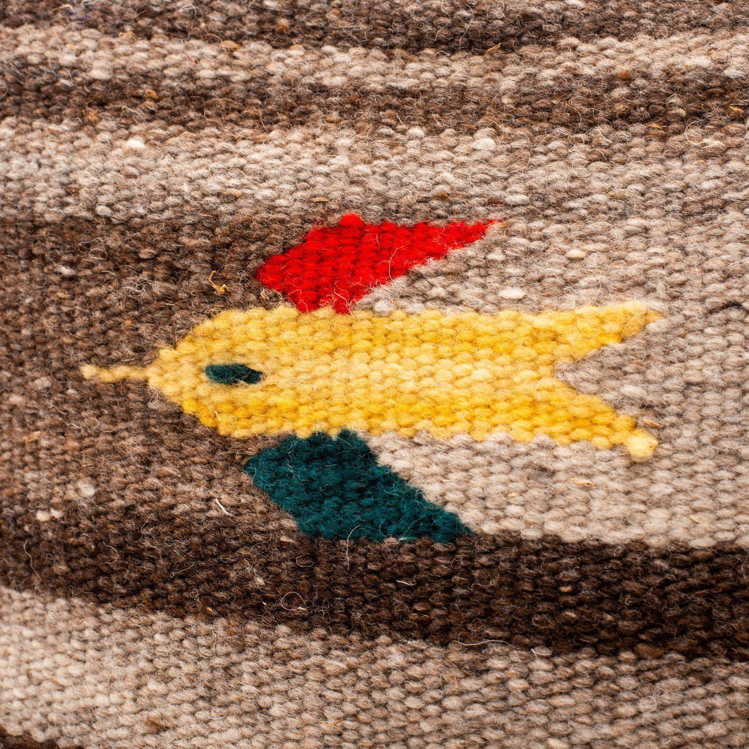 Chamula CHB05-09 Blanket Tote Bag Hummingbird - Image 4