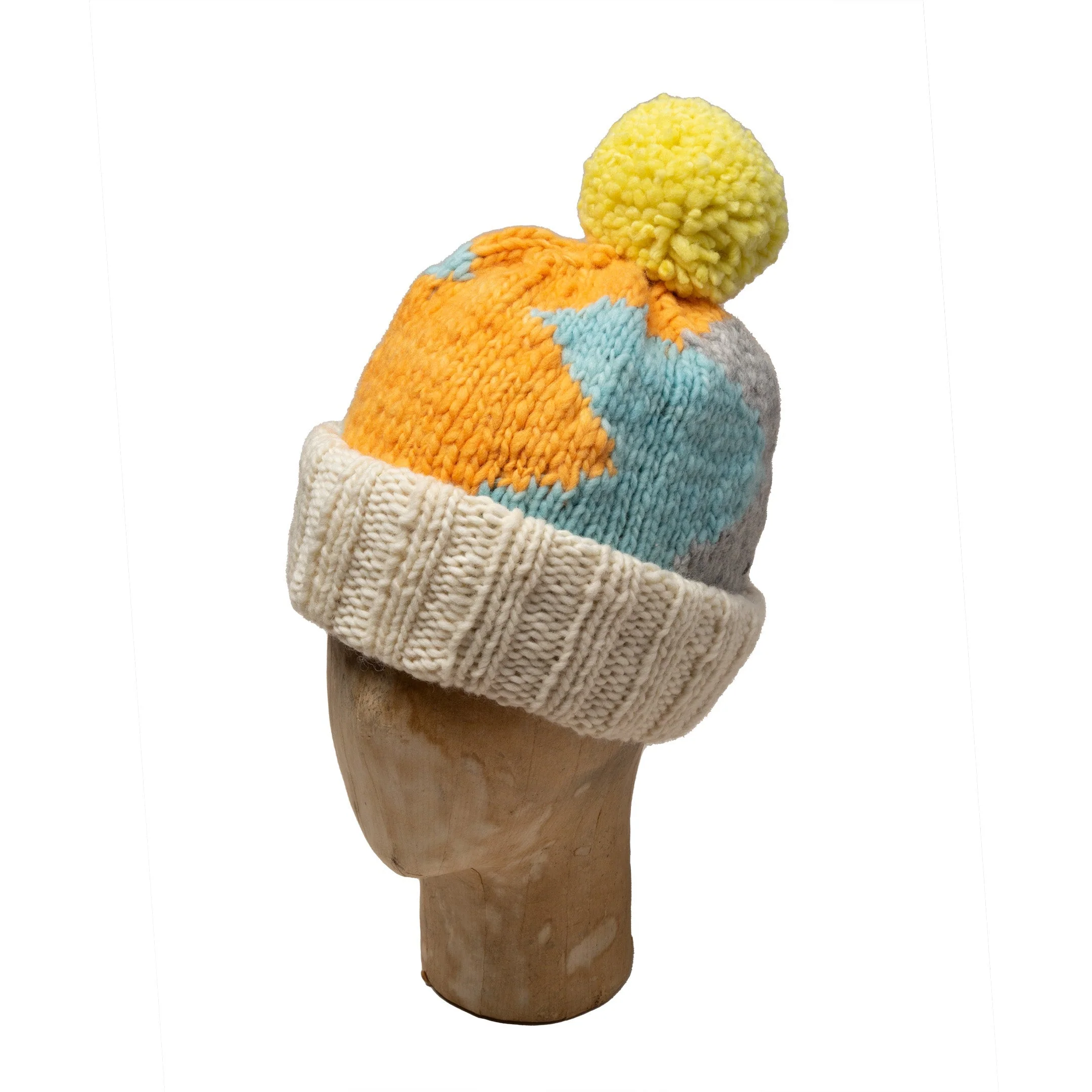 Chamula Double Cuff Cap Lightning Ivory - Image 2