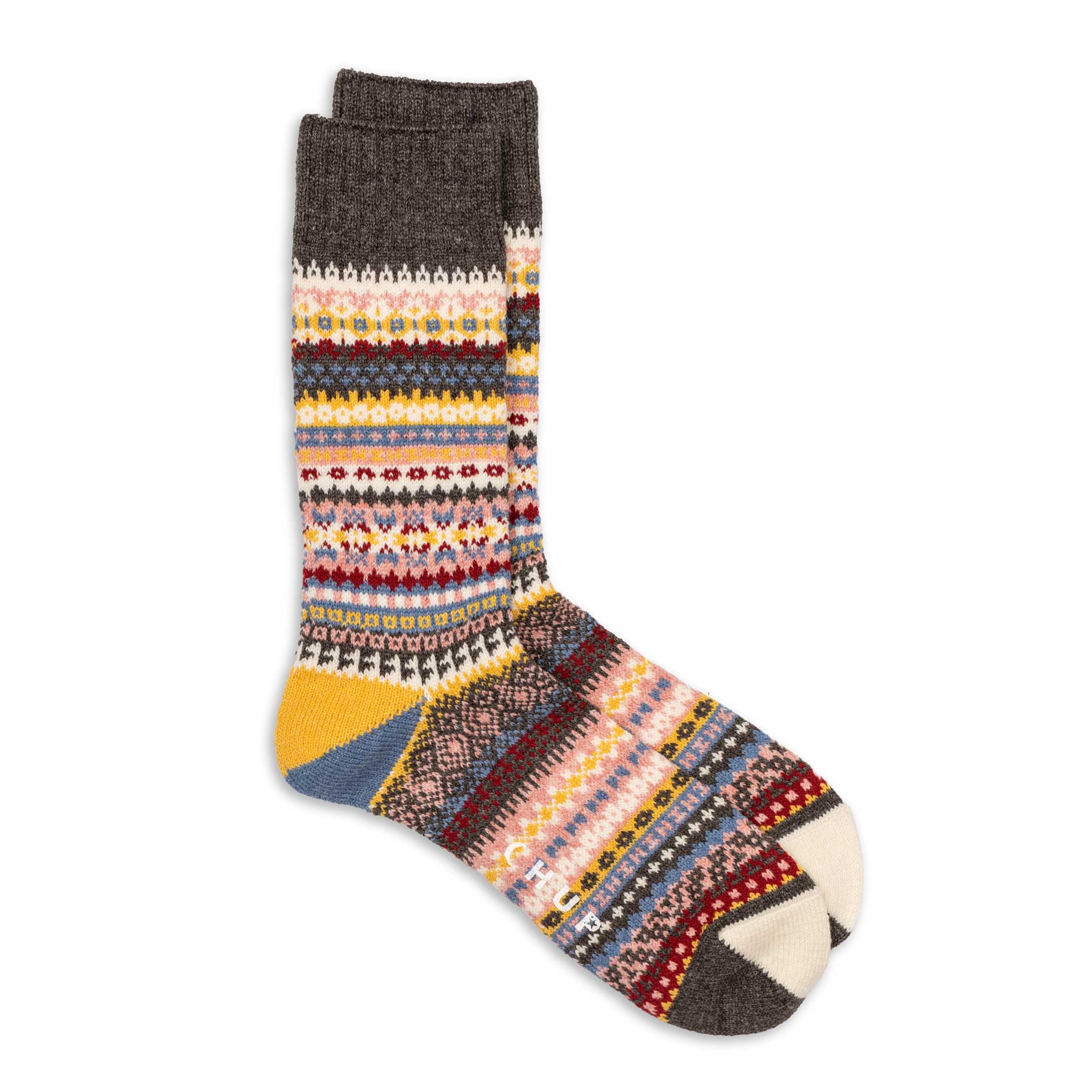 Chup Portmeirion Crew Socks Chocolate