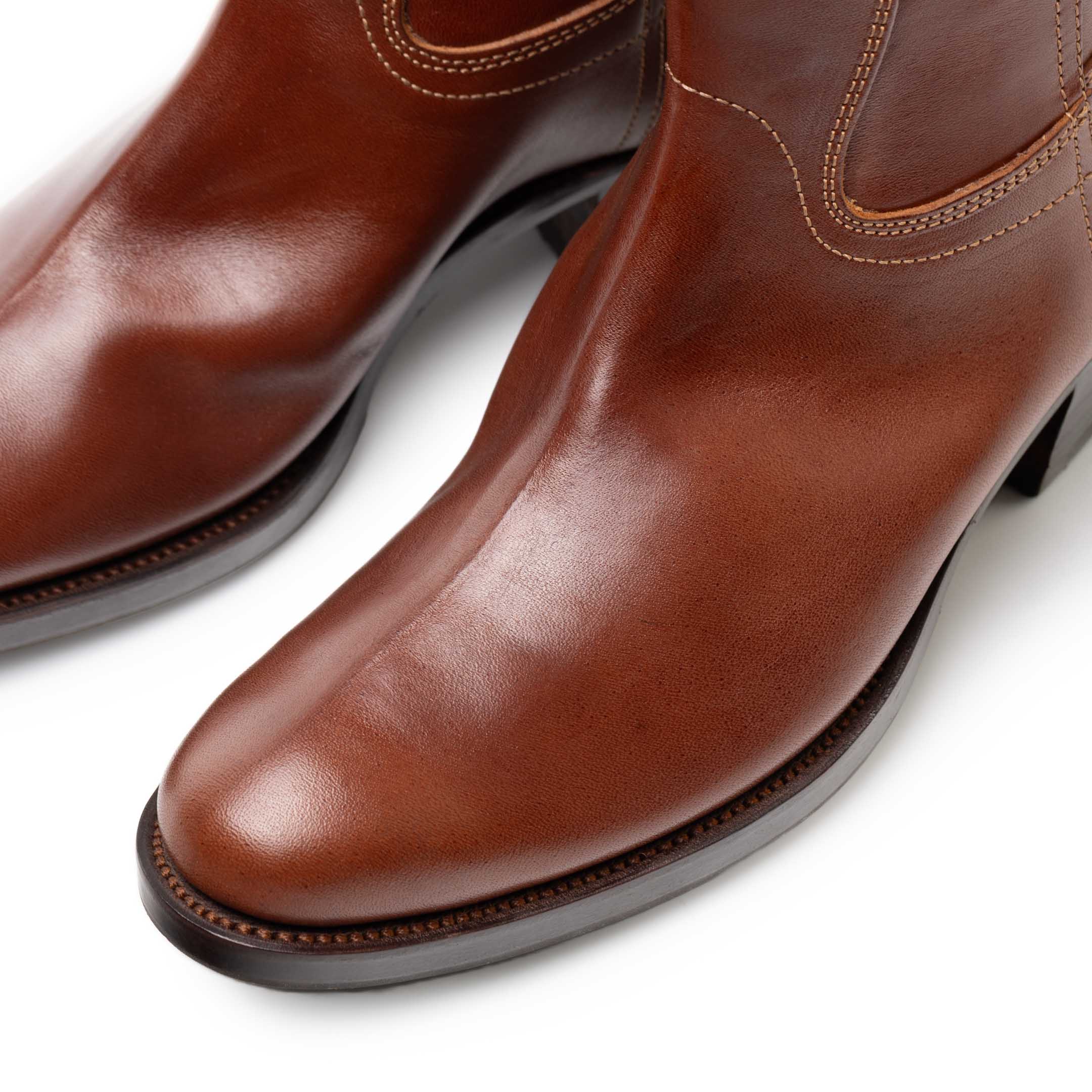 Clinch Cowboy Boots Horsehide Brown - Image 3
