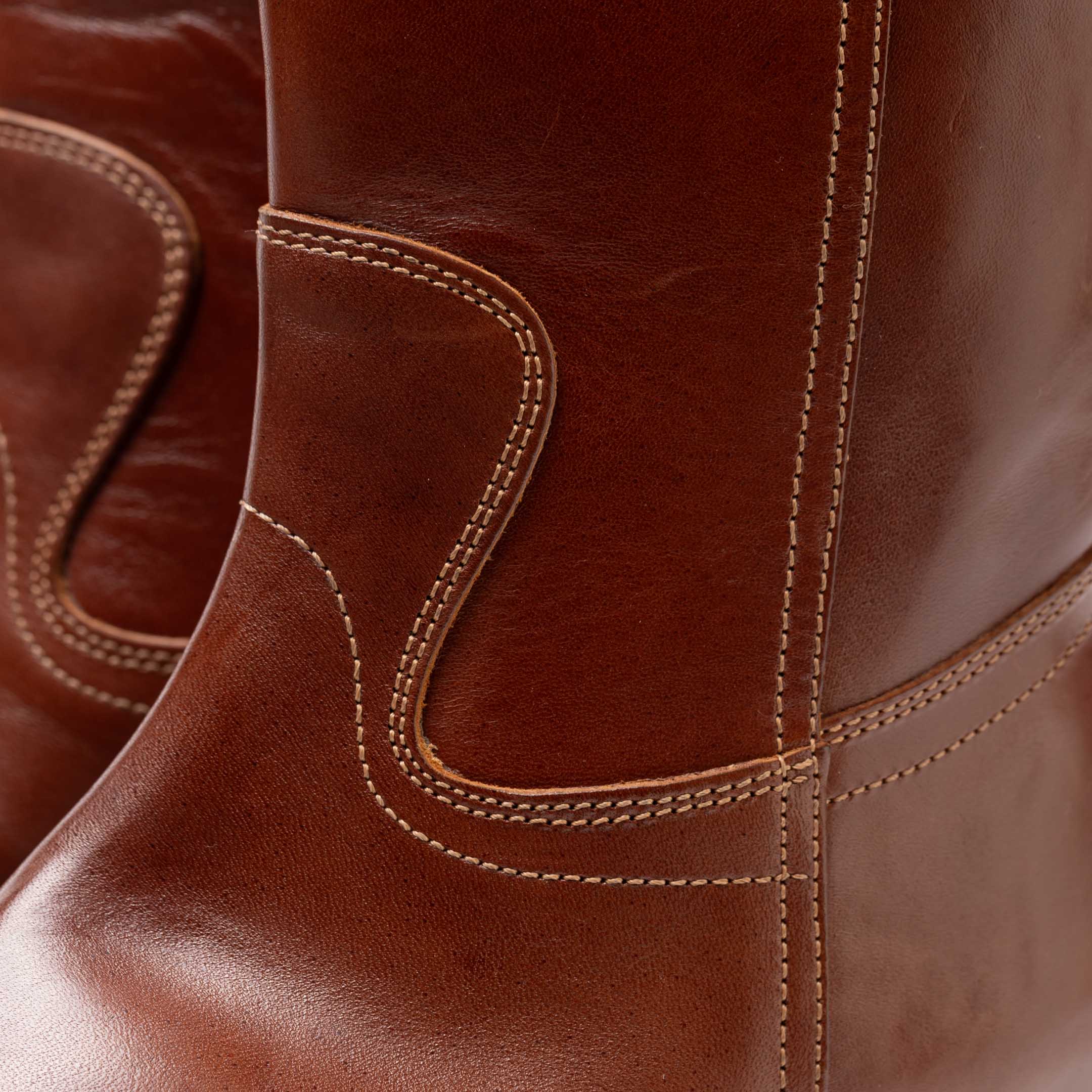 Clinch Cowboy Boots Horsehide Brown - Image 4