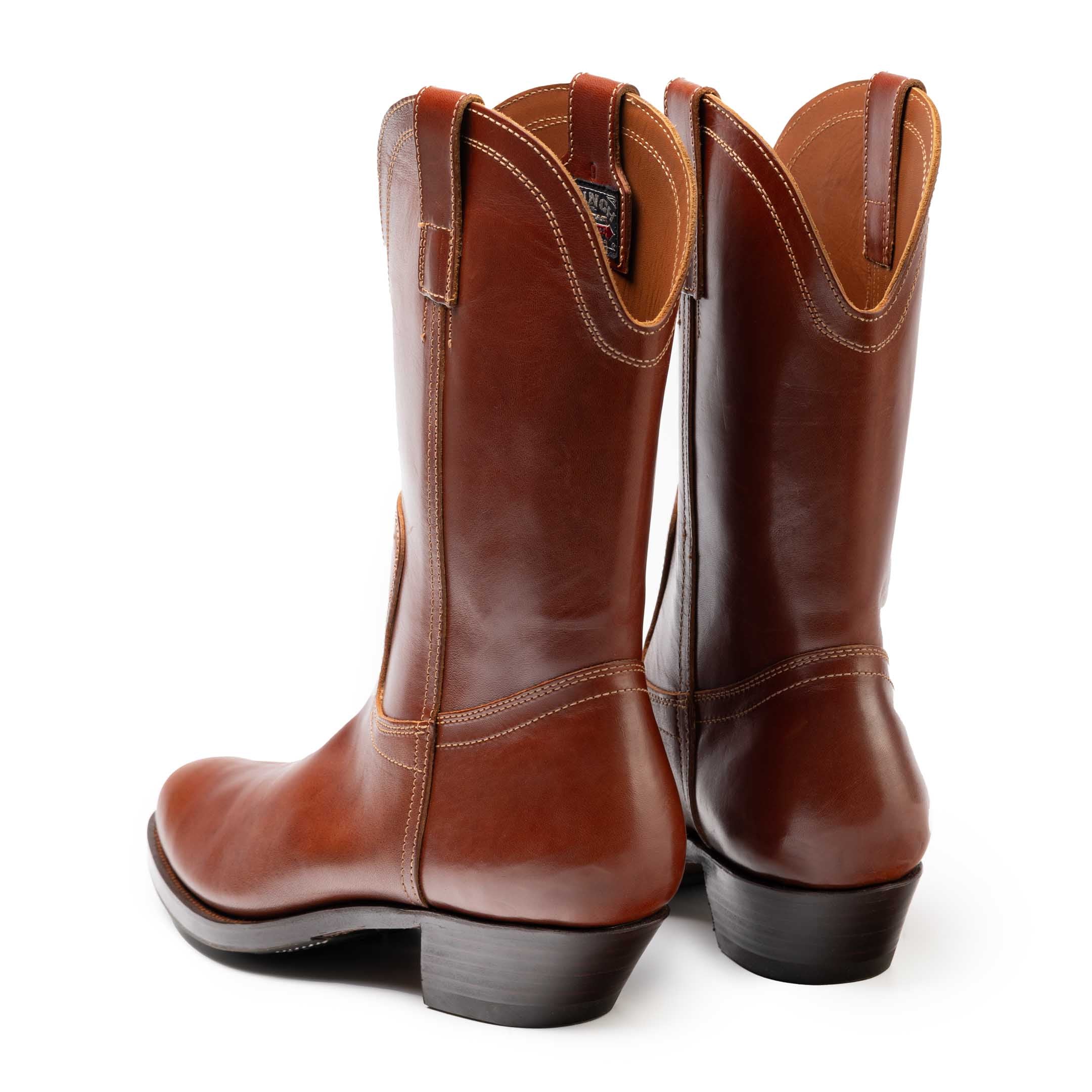 Clinch Cowboy Boots Horsehide Brown - Image 9