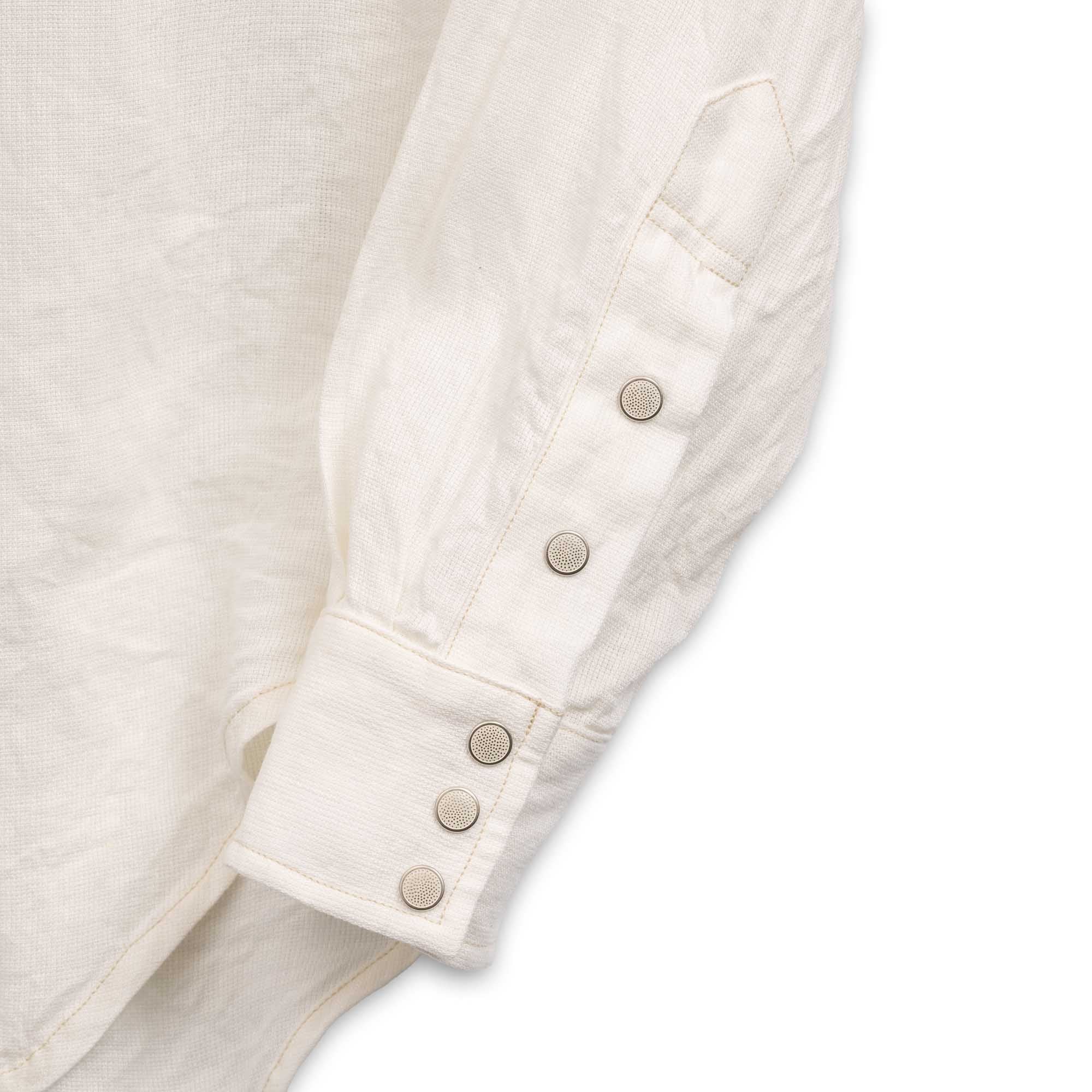 Coherence Abiquiu Western Shirt Aerocloth Linen Ivory - Image 4