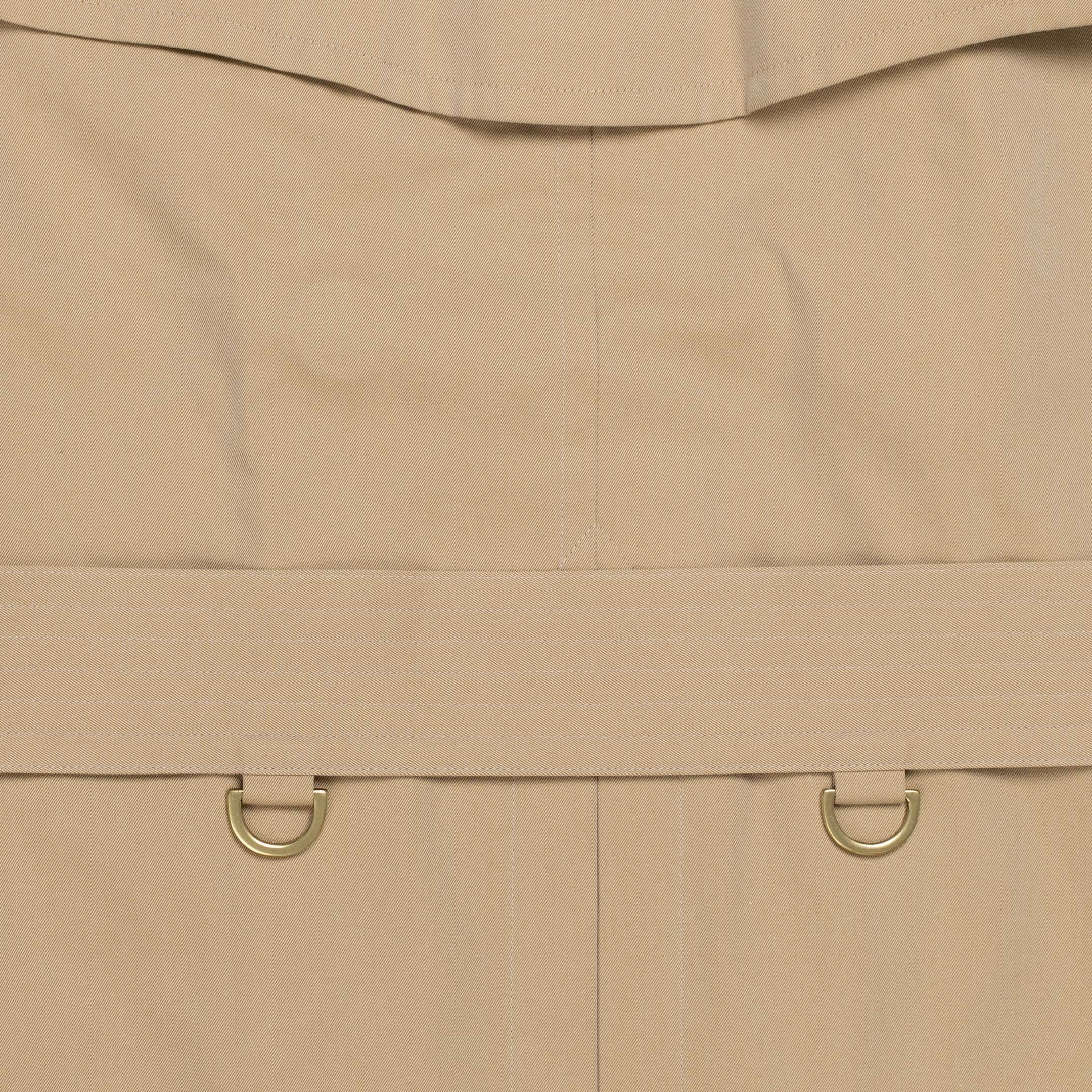 Coherence AL II Trench Coat Gabardine Beige - Image 10