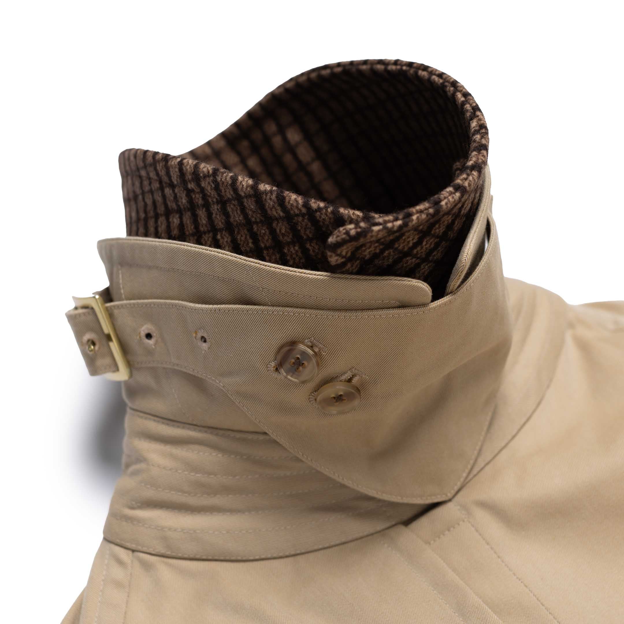 Coherence AL II Trench Coat Gabardine Beige - Image 16