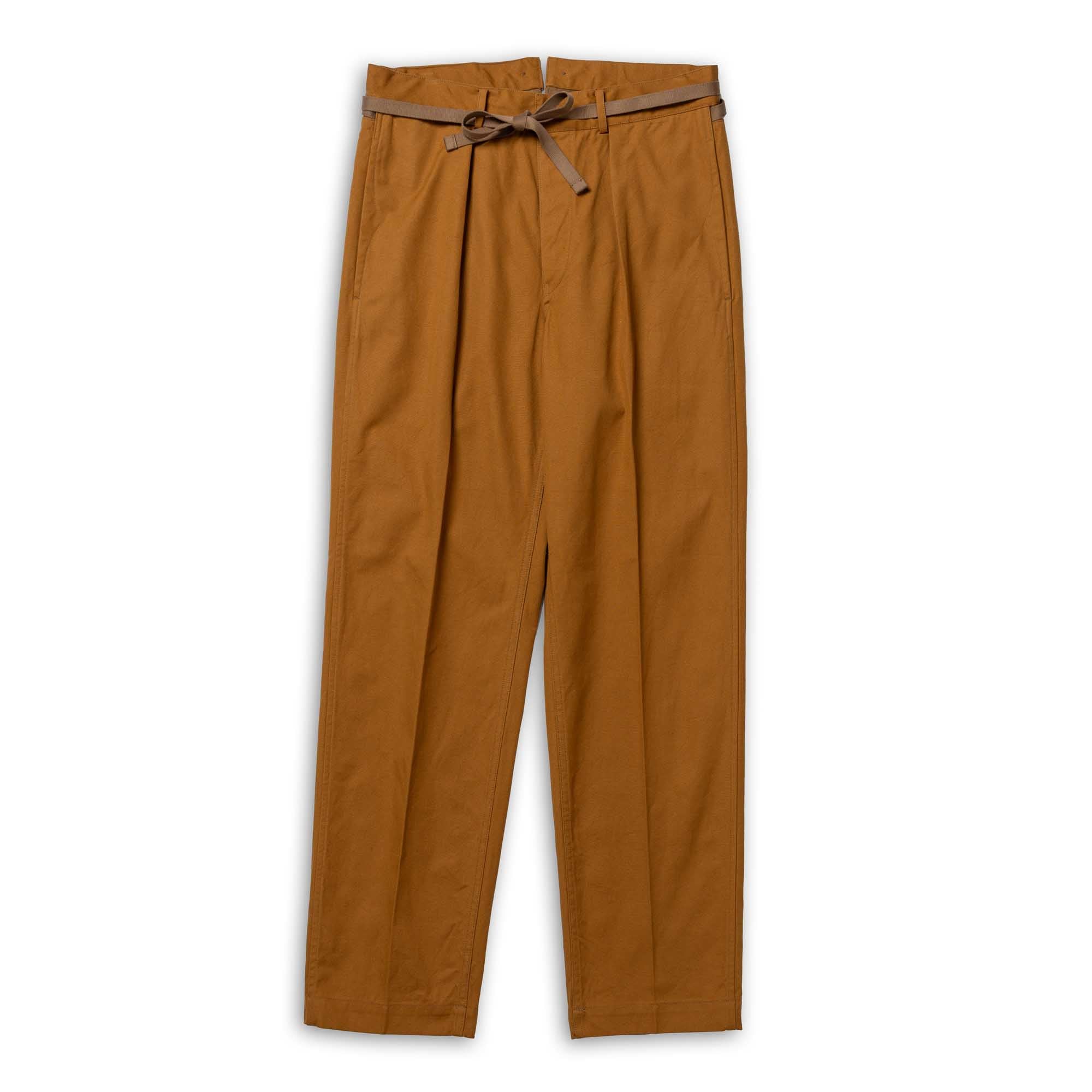 Coherence Alain Selvedge Yacht Canvas Trousers Cannele