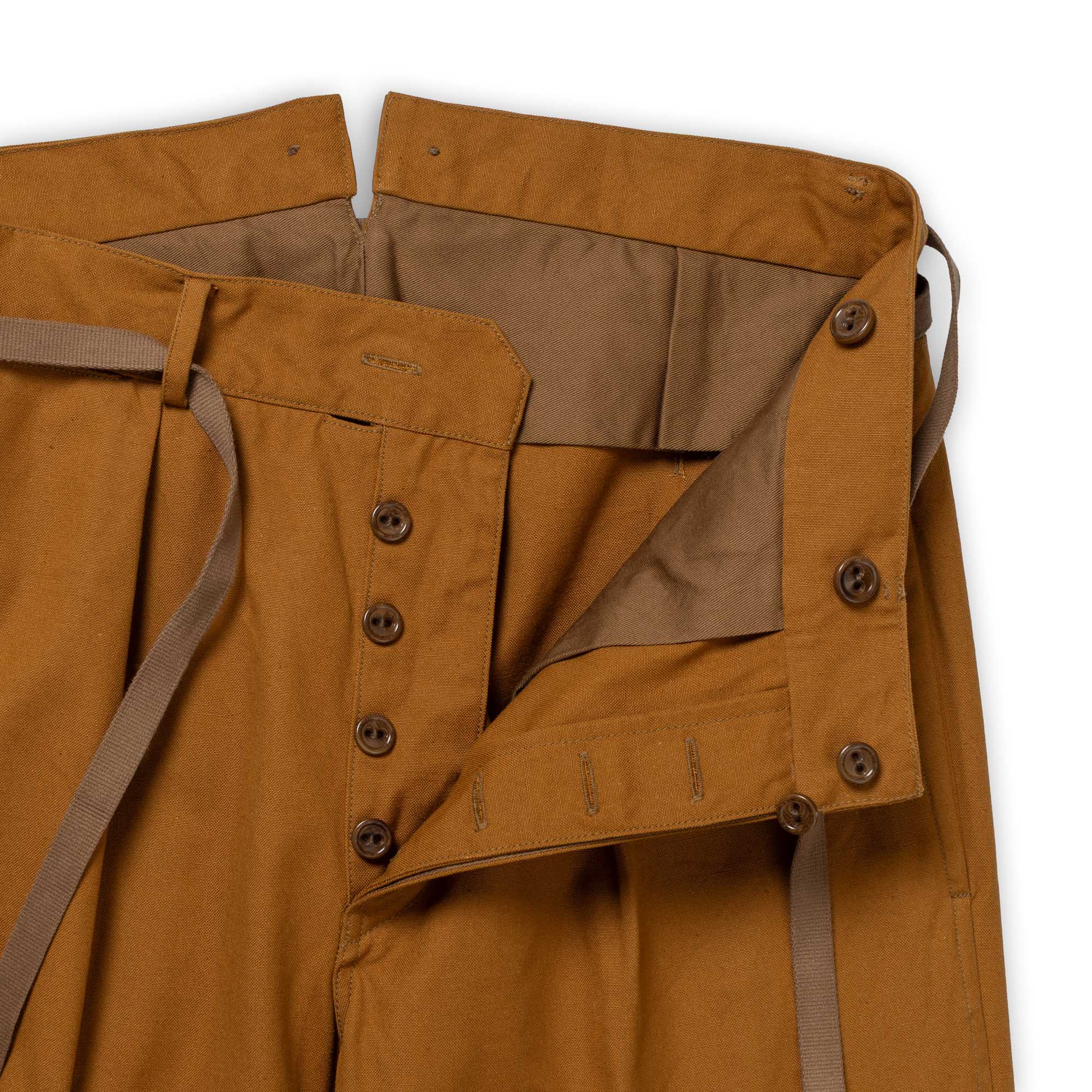 Coherence Alain Selvedge Yacht Canvas Trousers Cannele - Image 6
