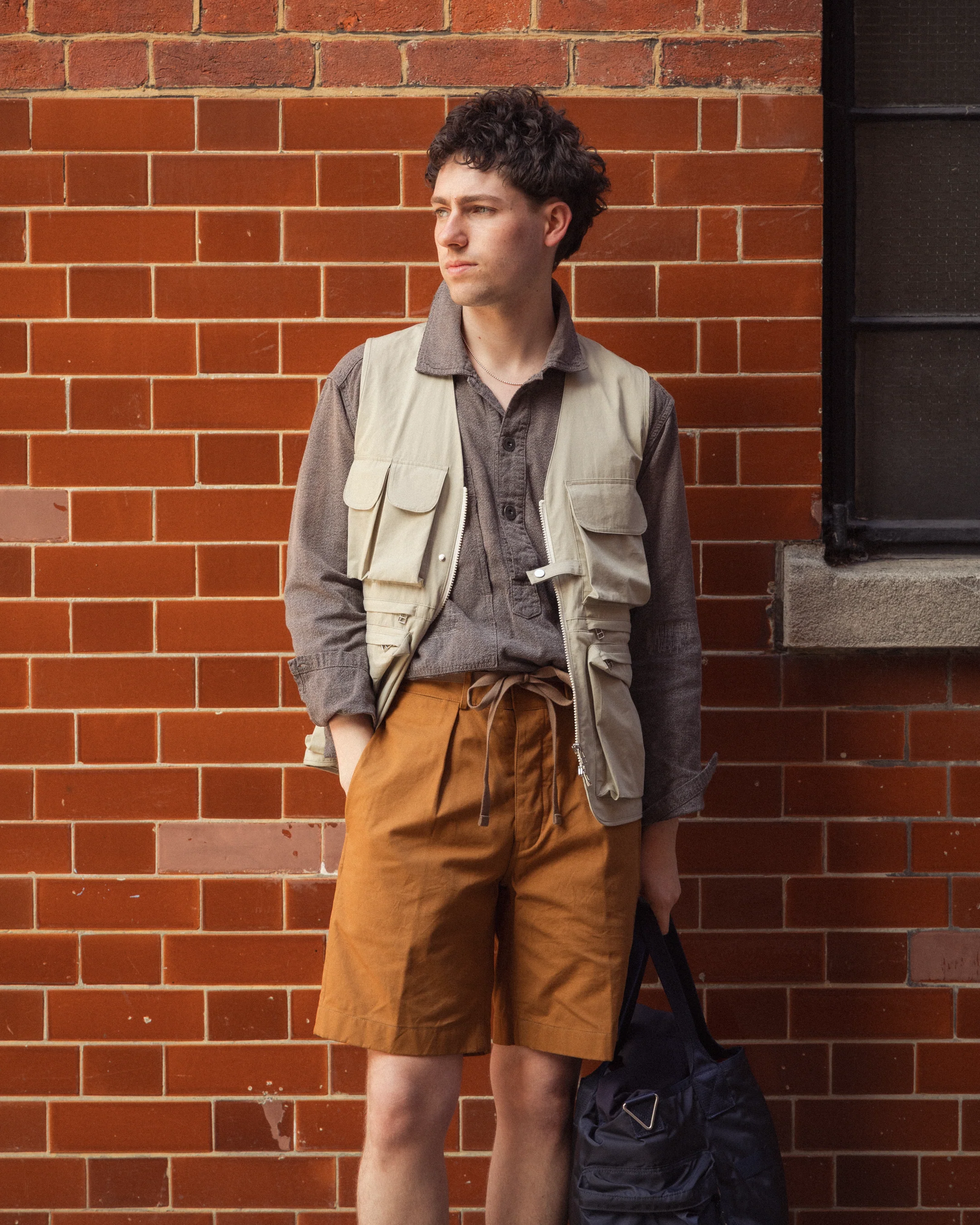 Coherence Alain Shorts Selvedge Yacht Canvas Cannele - Image 5