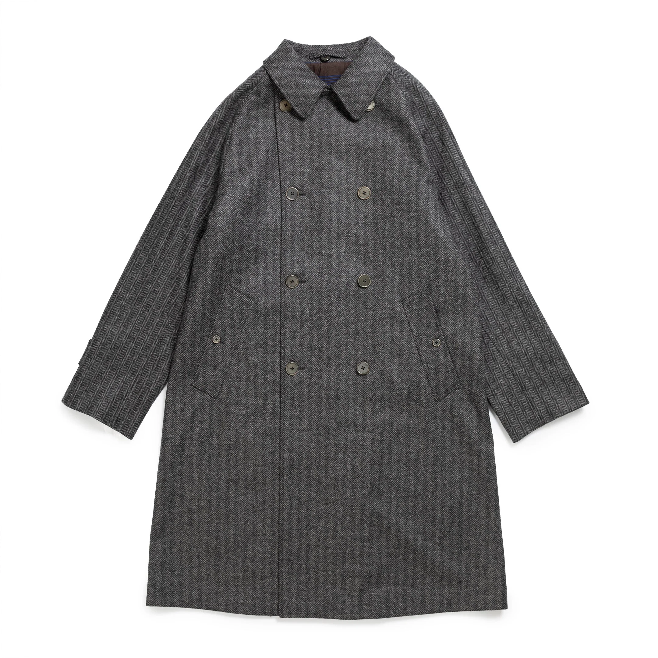Coherence FouFou II Chevron Tweed Jersey Grey