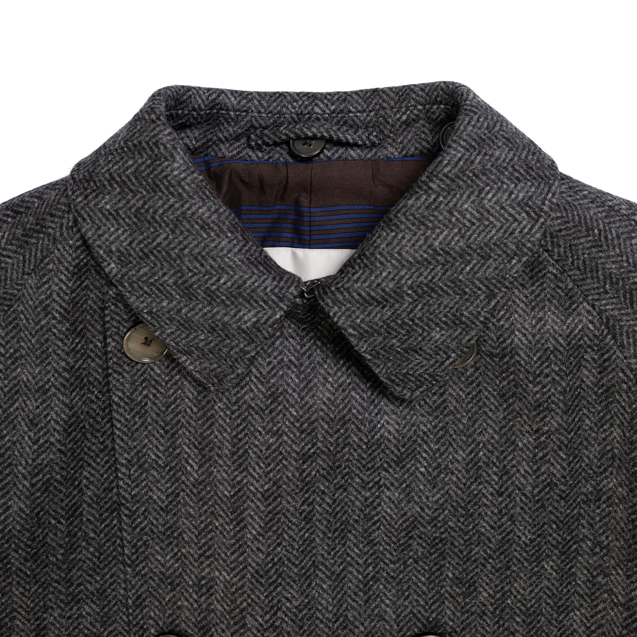 Coherence FouFou II Chevron Tweed Jersey Grey - Image 3