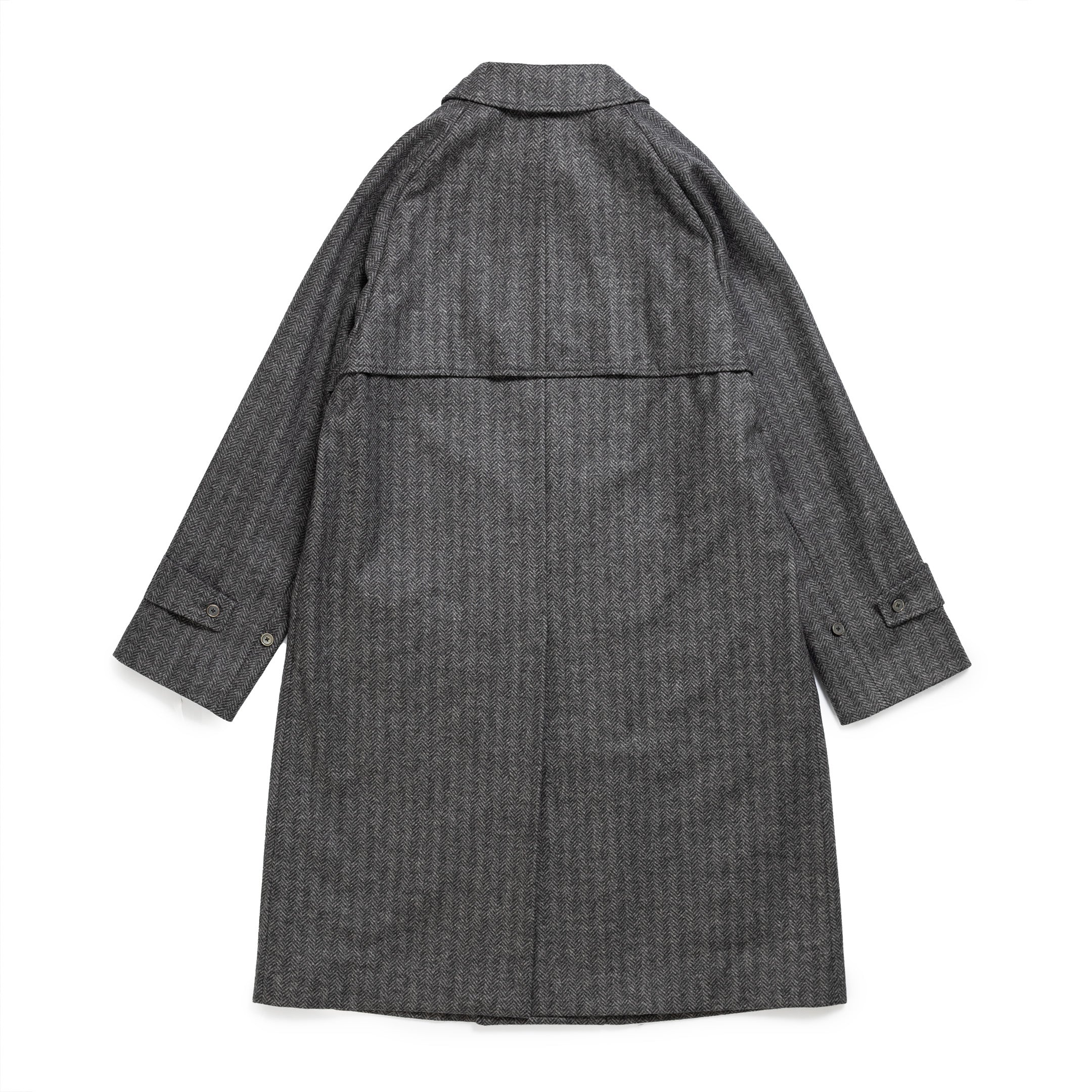 Coherence FouFou II Chevron Tweed Jersey Grey - Image 4