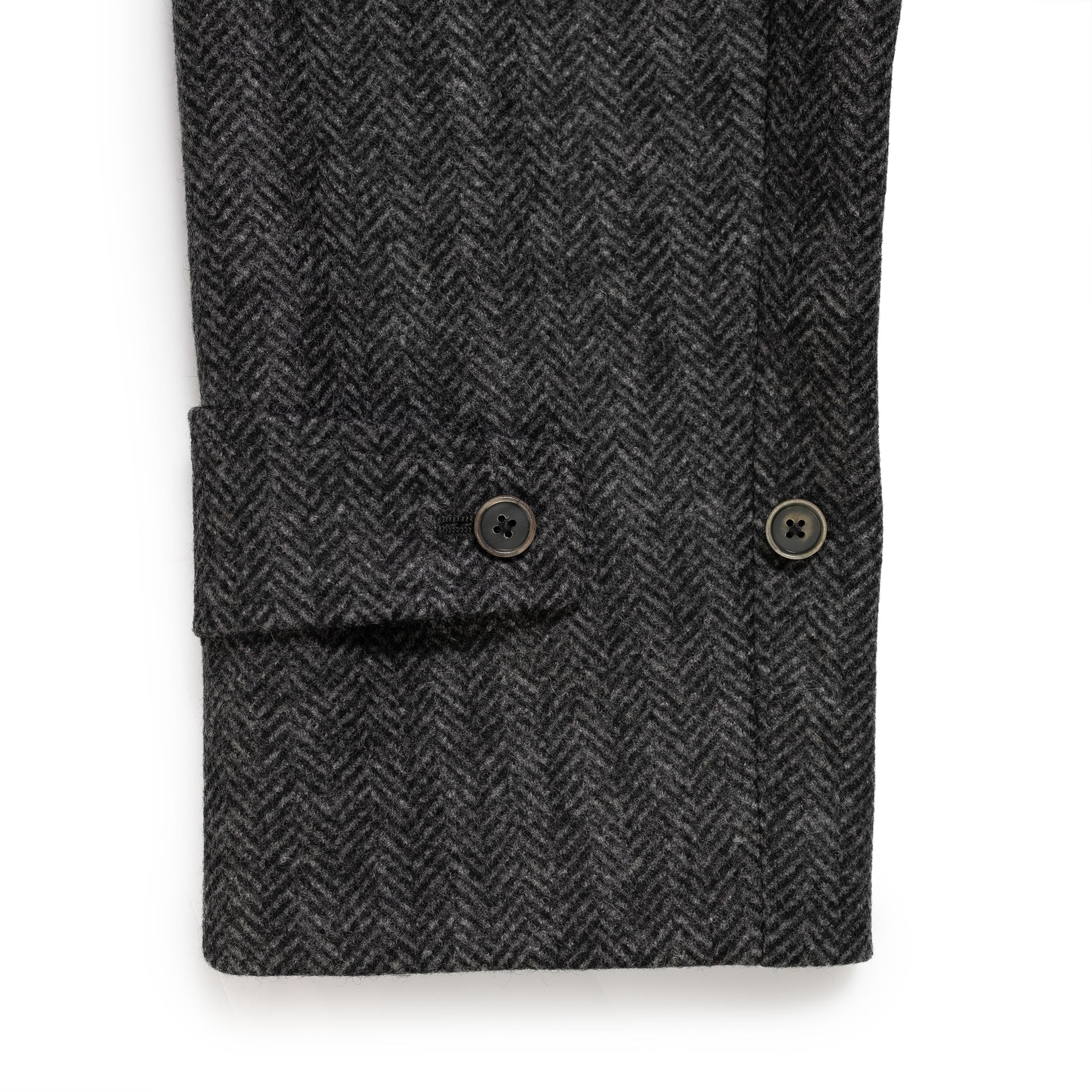 Coherence FouFou II Chevron Tweed Jersey Grey - Image 8