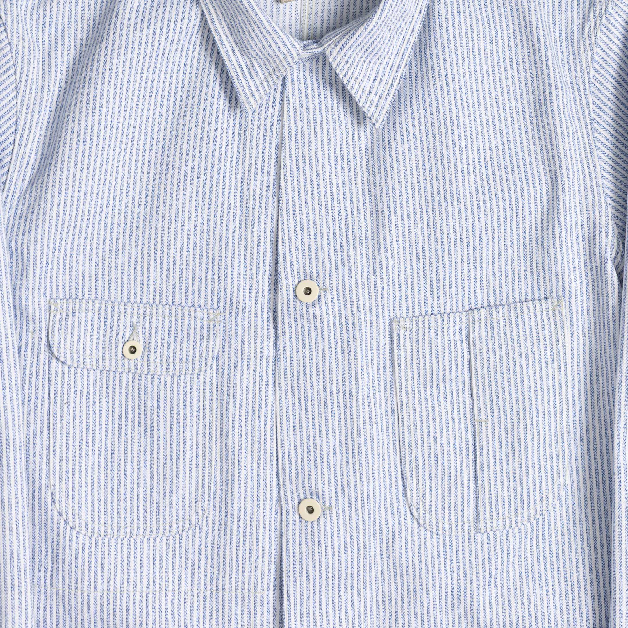 Coherence Jackson Jaspe Striped Twill Blue Stripe - Image 2