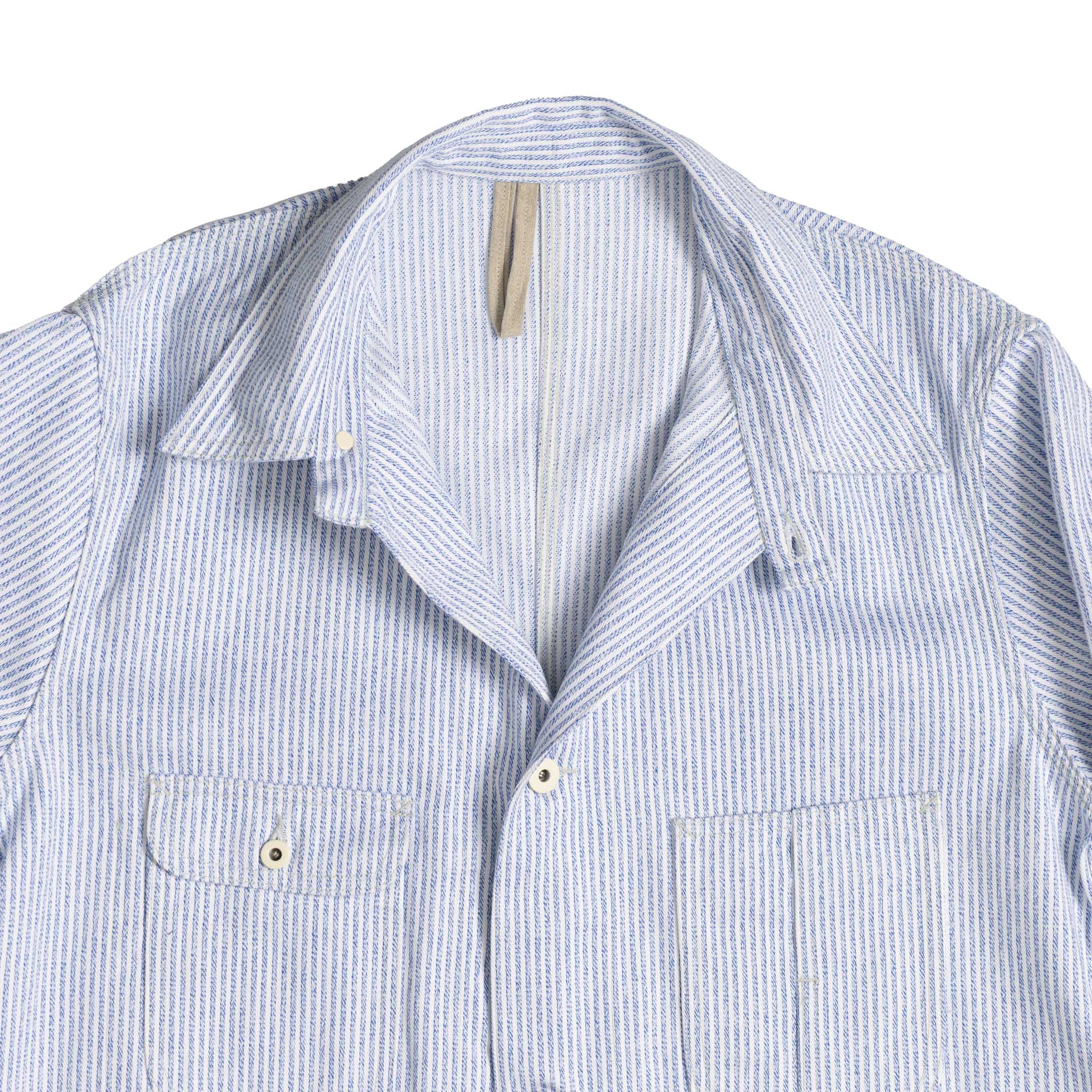 Coherence Jackson Jaspe Striped Twill Blue Stripe - Image 4