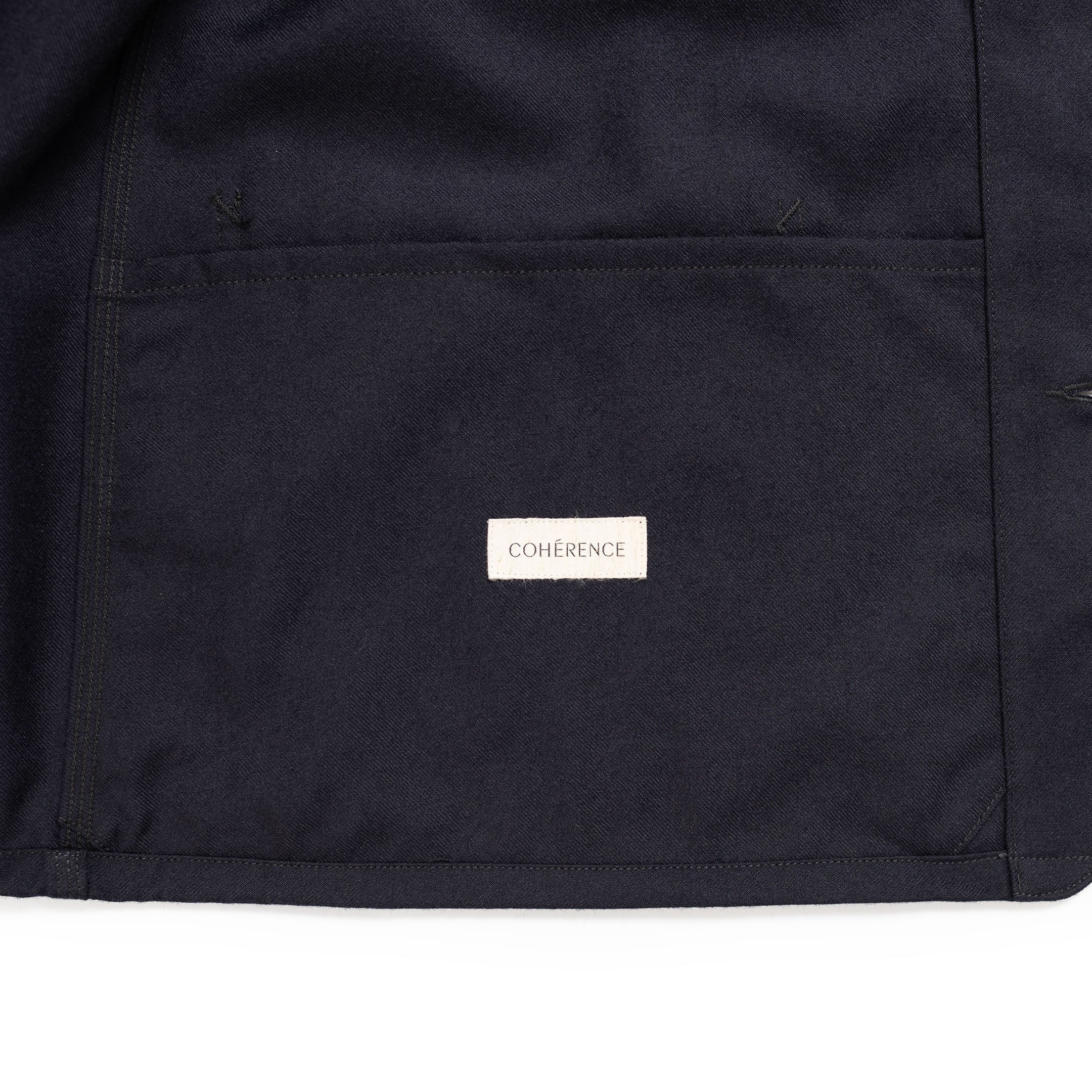 Coherence Jackson Rover Wool Twill D.Blue - Image 9