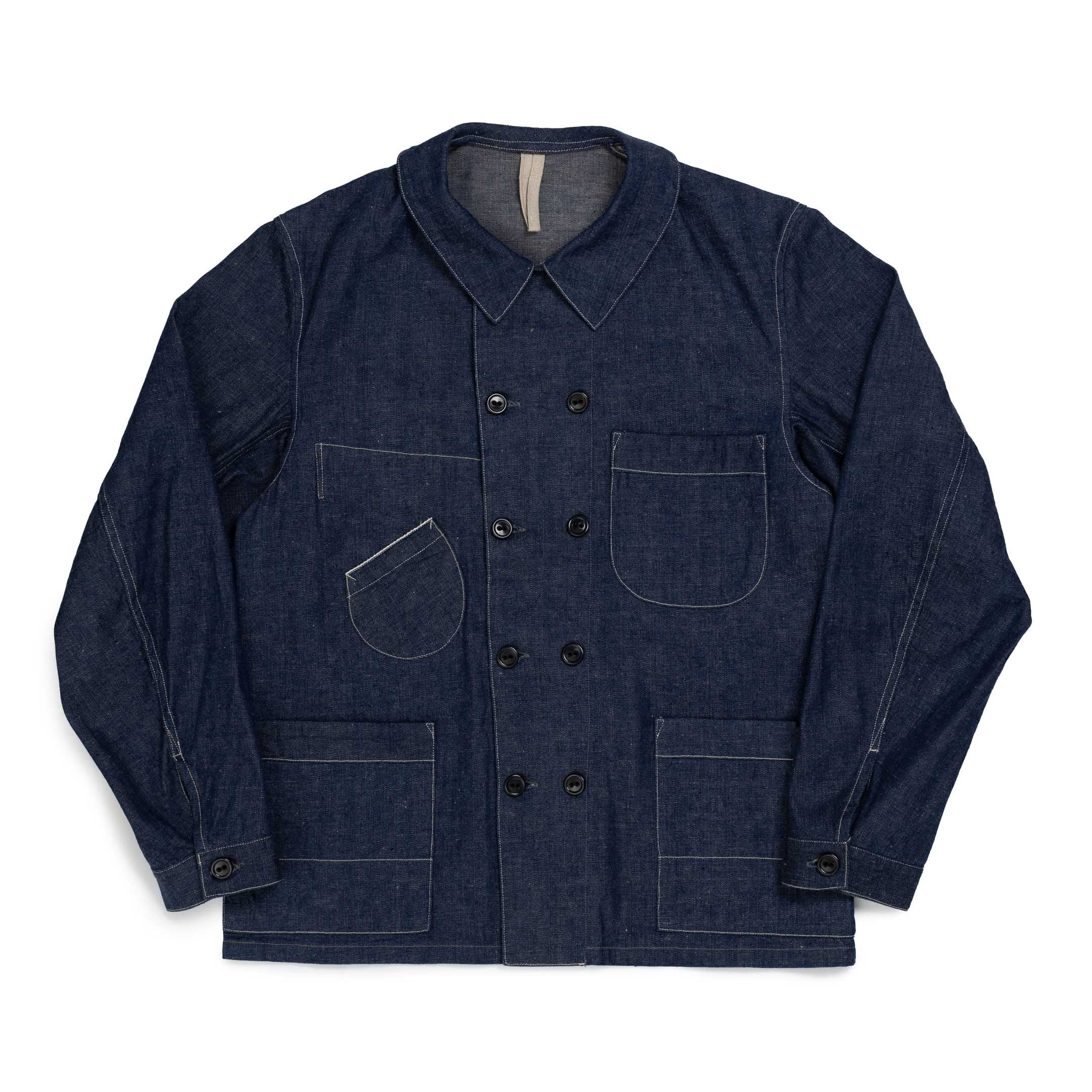 Coherence Kees 10oz Logger Selvedge Denim Jacket Indigo