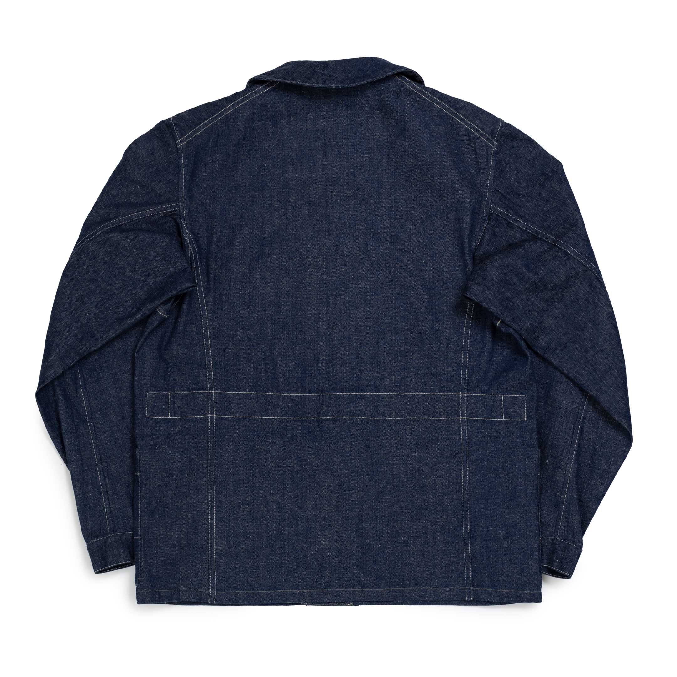Coherence Kees 10oz Logger Selvedge Denim Jacket Indigo - Image 2
