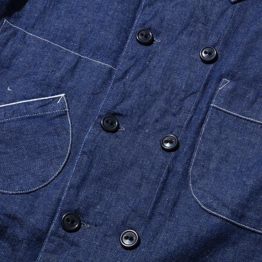 Coherence Kees 10oz Logger Selvedge Denim Jacket Indigo - Image 5