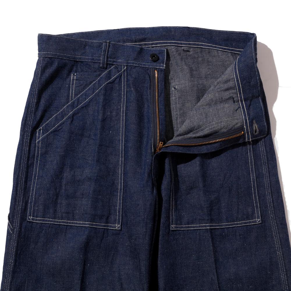 Coherence Paul Trousers 10 oz Logger Selvedge Denim Indigo - Image 5