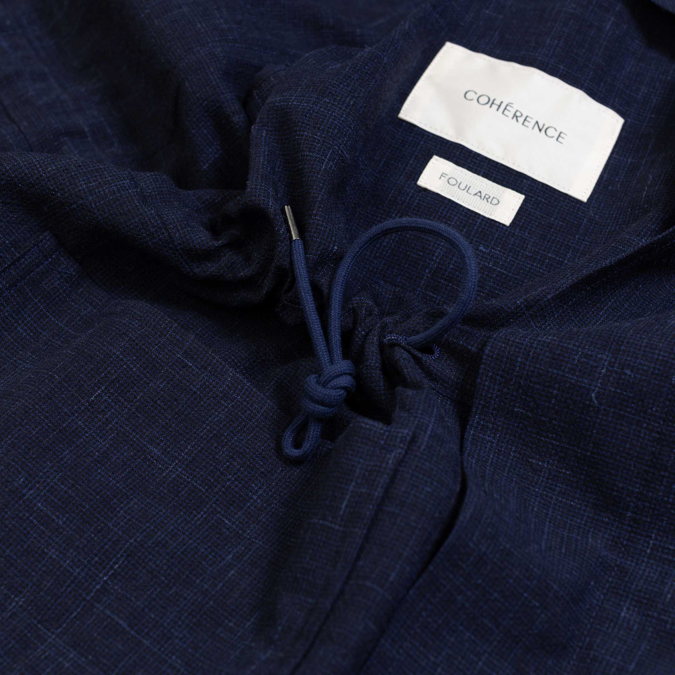 Coherence Robert Wool/Linen/Mohair Ripple D.Blue - Image 10