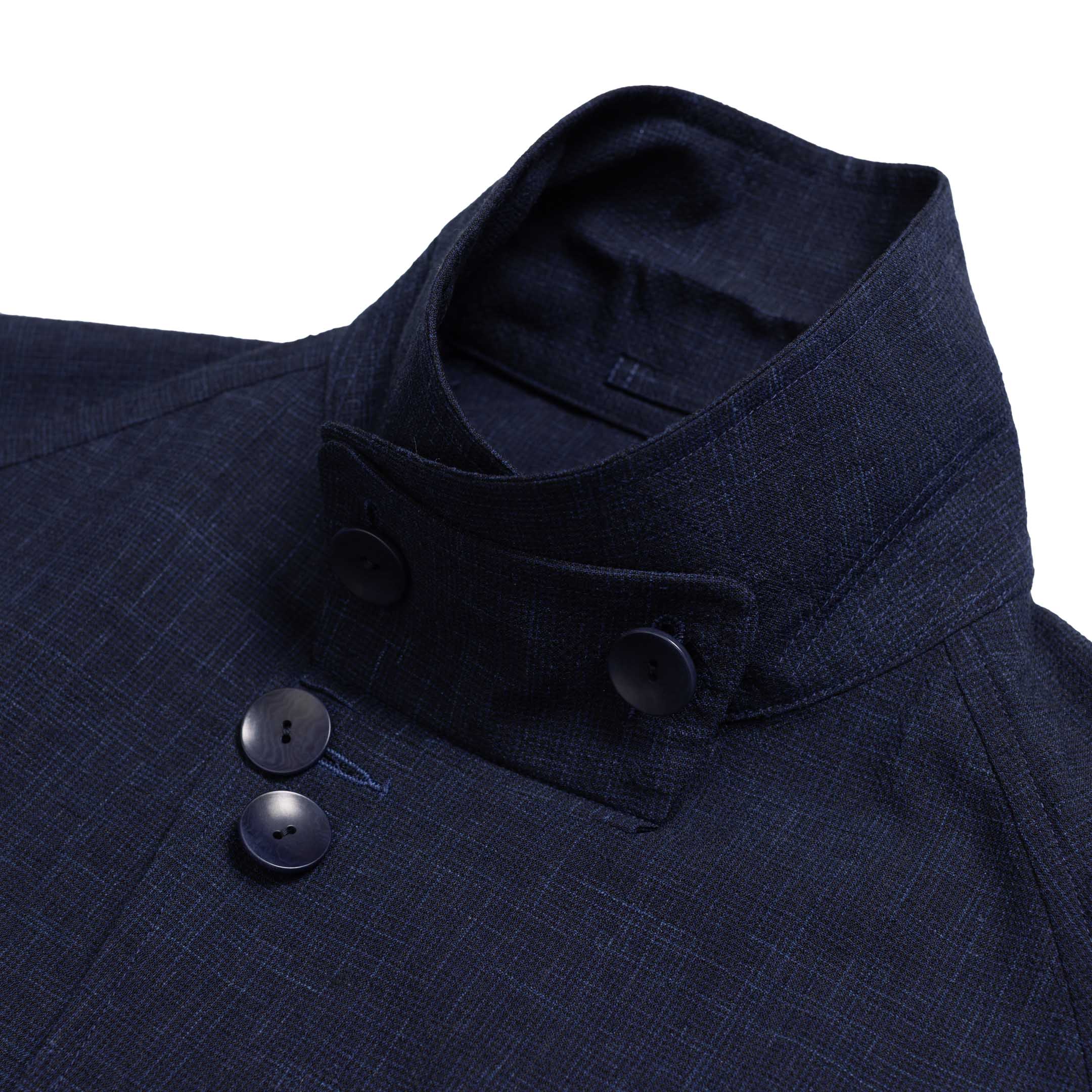 Coherence Robert Wool/Linen/Mohair Ripple D.Blue - Image 5
