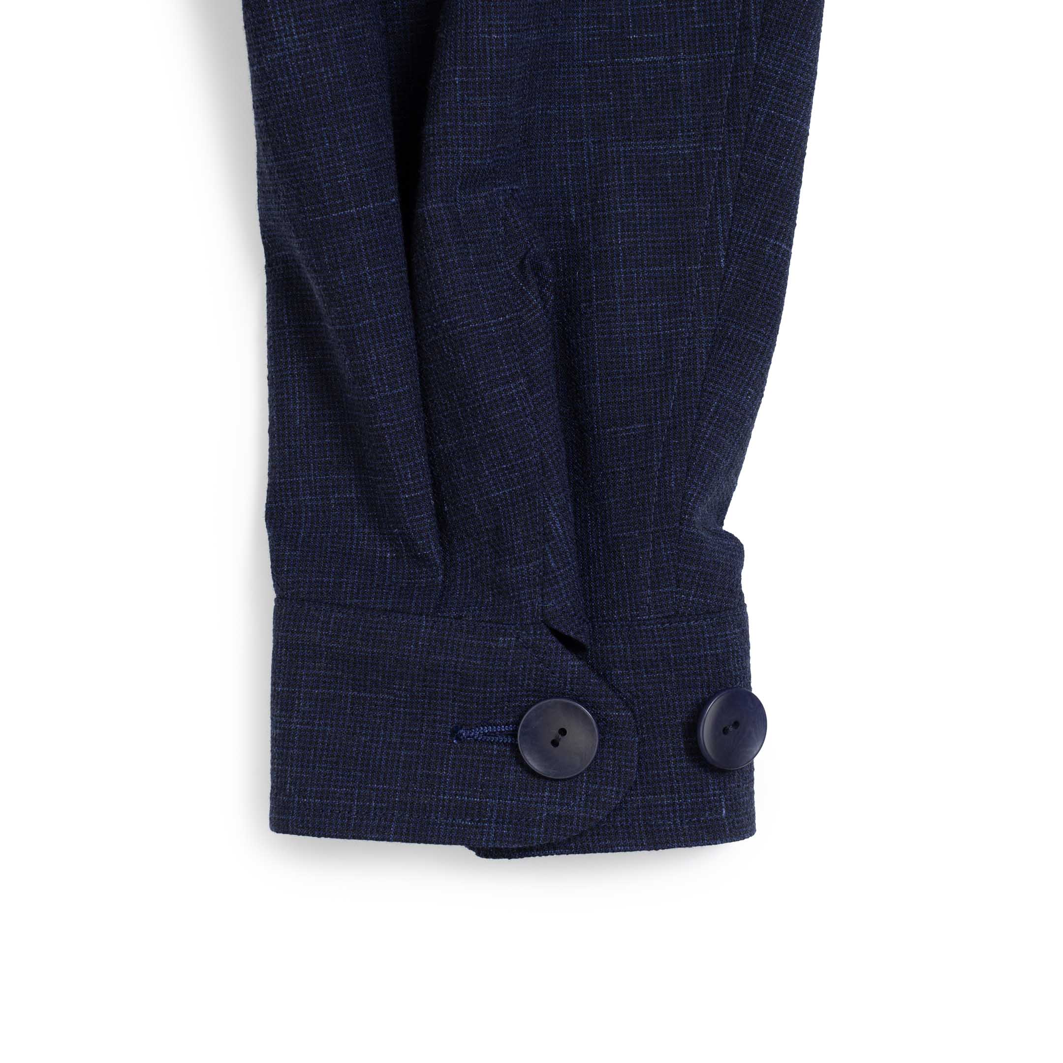 Coherence Robert Wool/Linen/Mohair Ripple D.Blue - Image 6