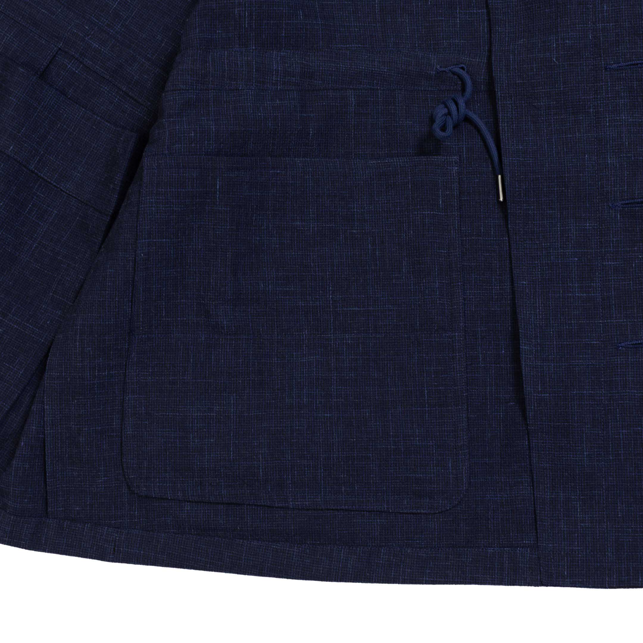 Coherence Robert Wool/Linen/Mohair Ripple D.Blue - Image 9