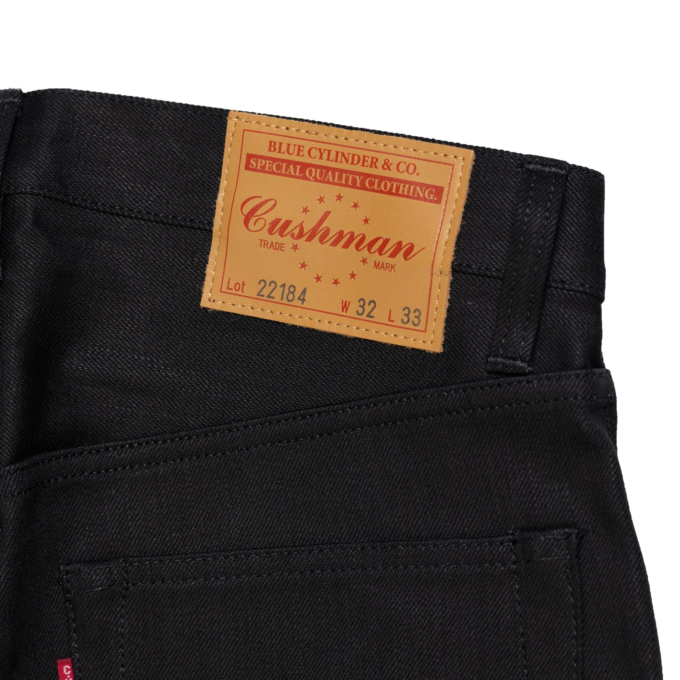 Cushman Lot. 22184 13.5 oz WW2 Model Jean Black - Image 3