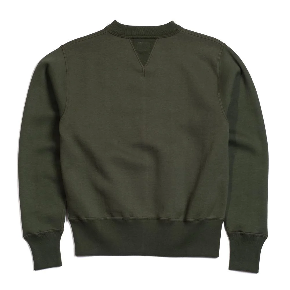 Cushman Lot. 26901 Set-In Sleeve Sweatshirt Olive - Image 3