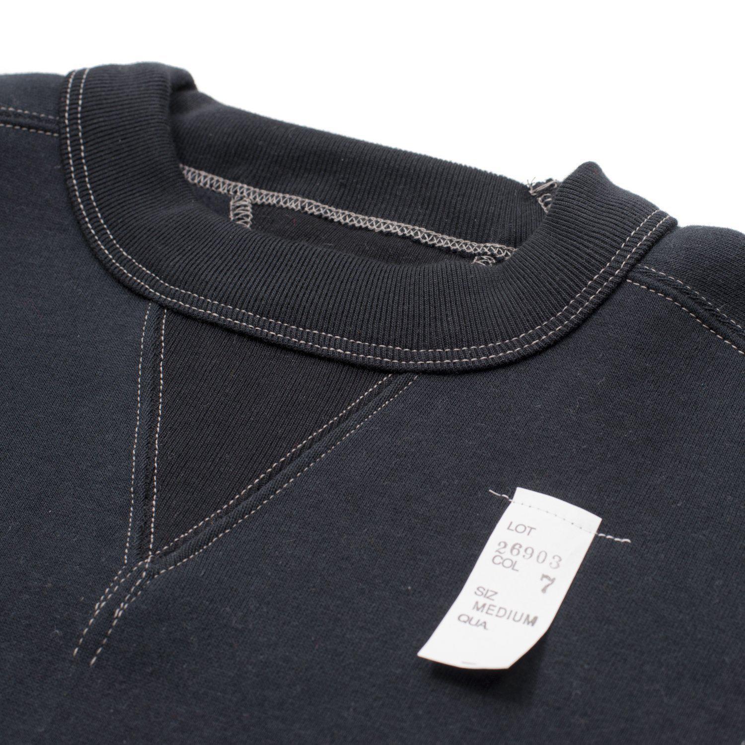 Cushman Lot. 26903 Freedom Sleeve Sweatshirt Black - Image 5