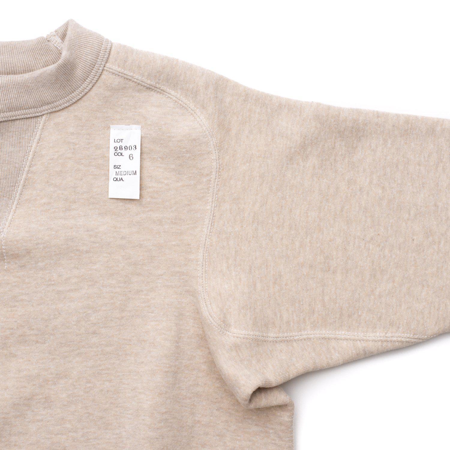 Cushman Lot. 26903 Freedom Sleeve Sweatshirt Mixed Beige - Image 4