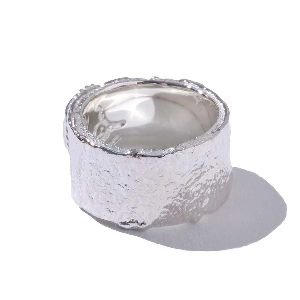 First Arrow's Barerock Ring w/Turquoise (L) (R-040) - Image 5