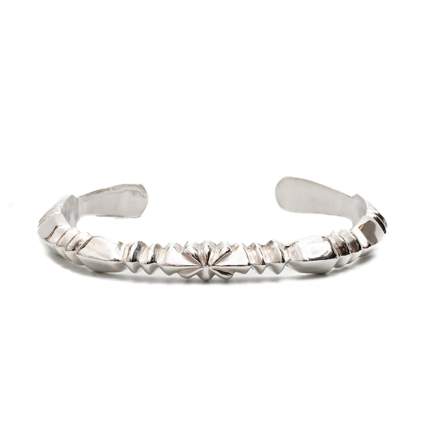 First Arrow's Butterfly Sand Cast Plain Bangle BR-284