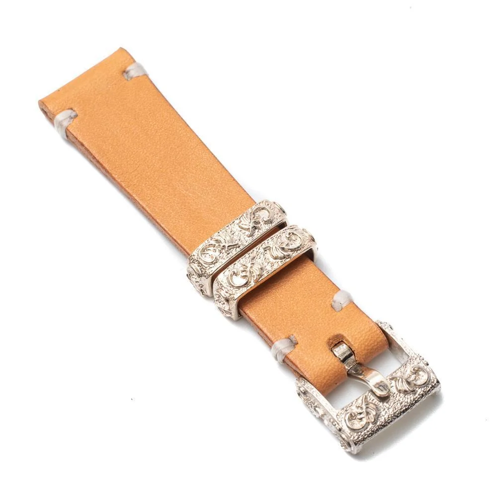 First Arrow's K18 Watch Strap Brown Leather - Image 3